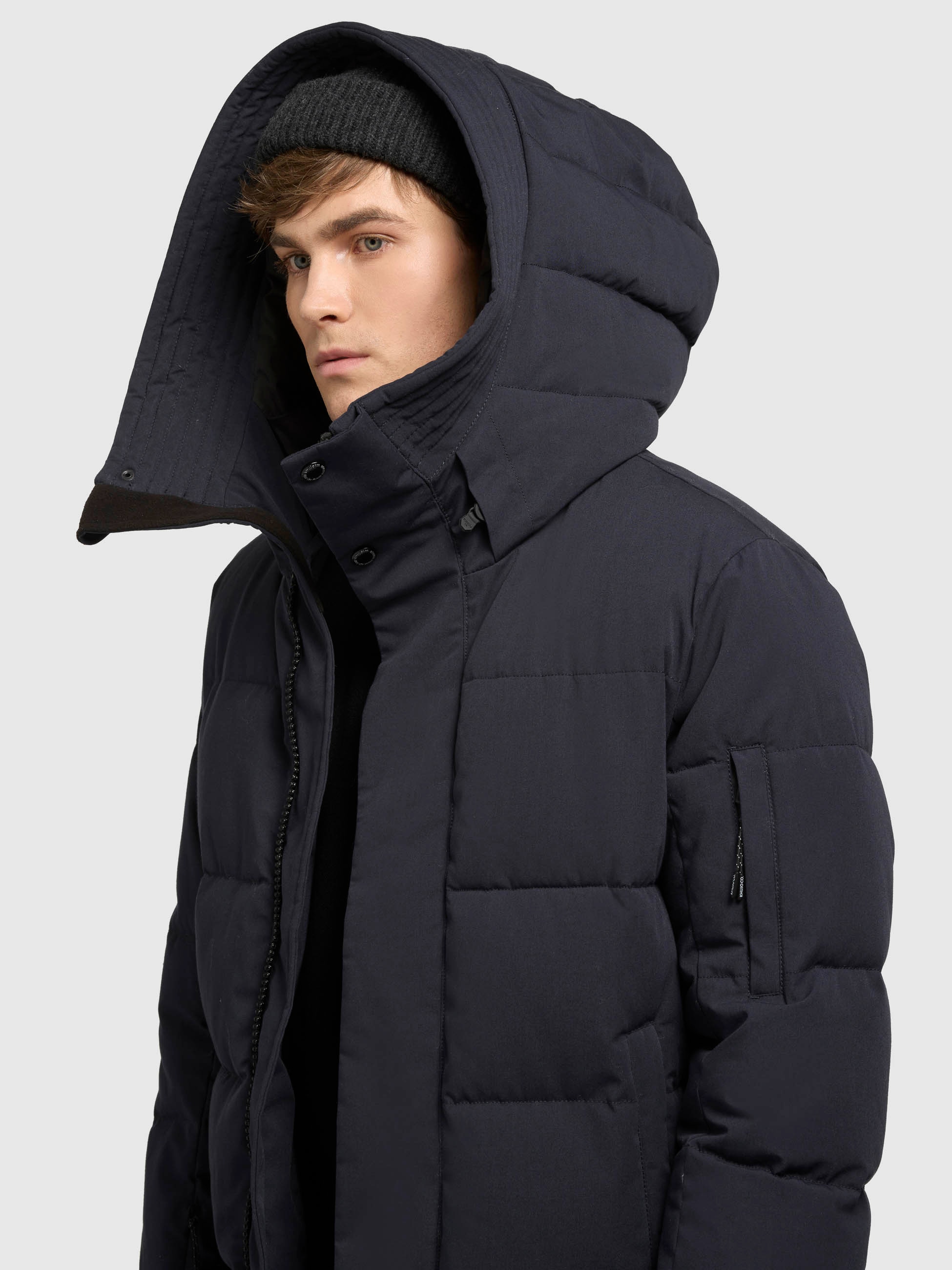 khujo Steppjacke »BARD«, mit Kapuze