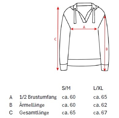 Zwillingsherz Hoodie »"Moin Moin Moin"« V-Ausschnitt, bunte Stickerei, Kapuze, Kordelzug