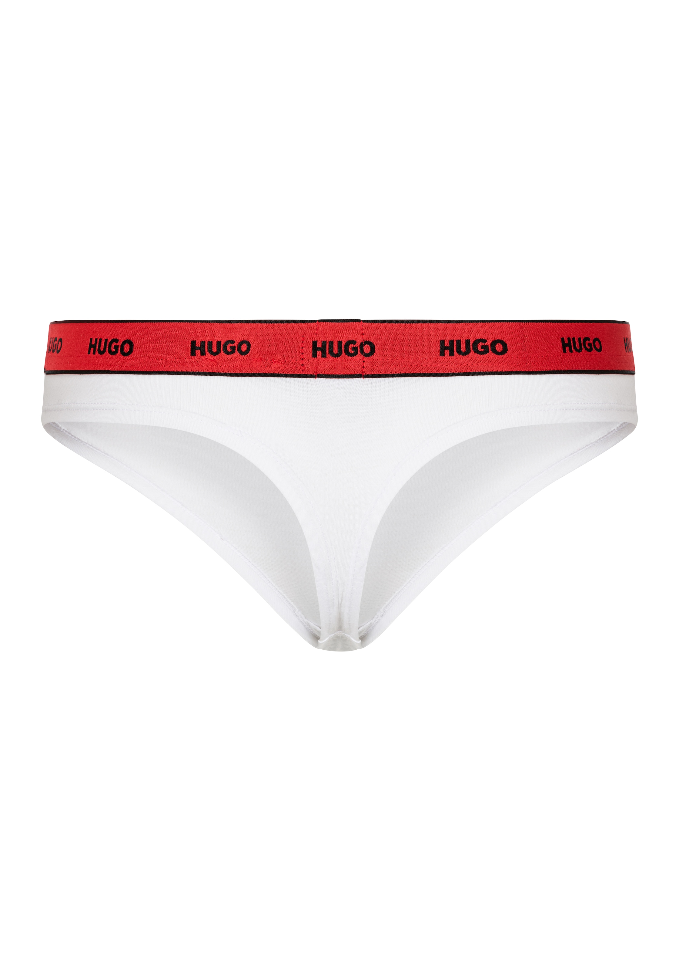 HUGO Underwear String »THONG STRIPE PYP 10«, mit BOSS Schriftzug auf dem Bund