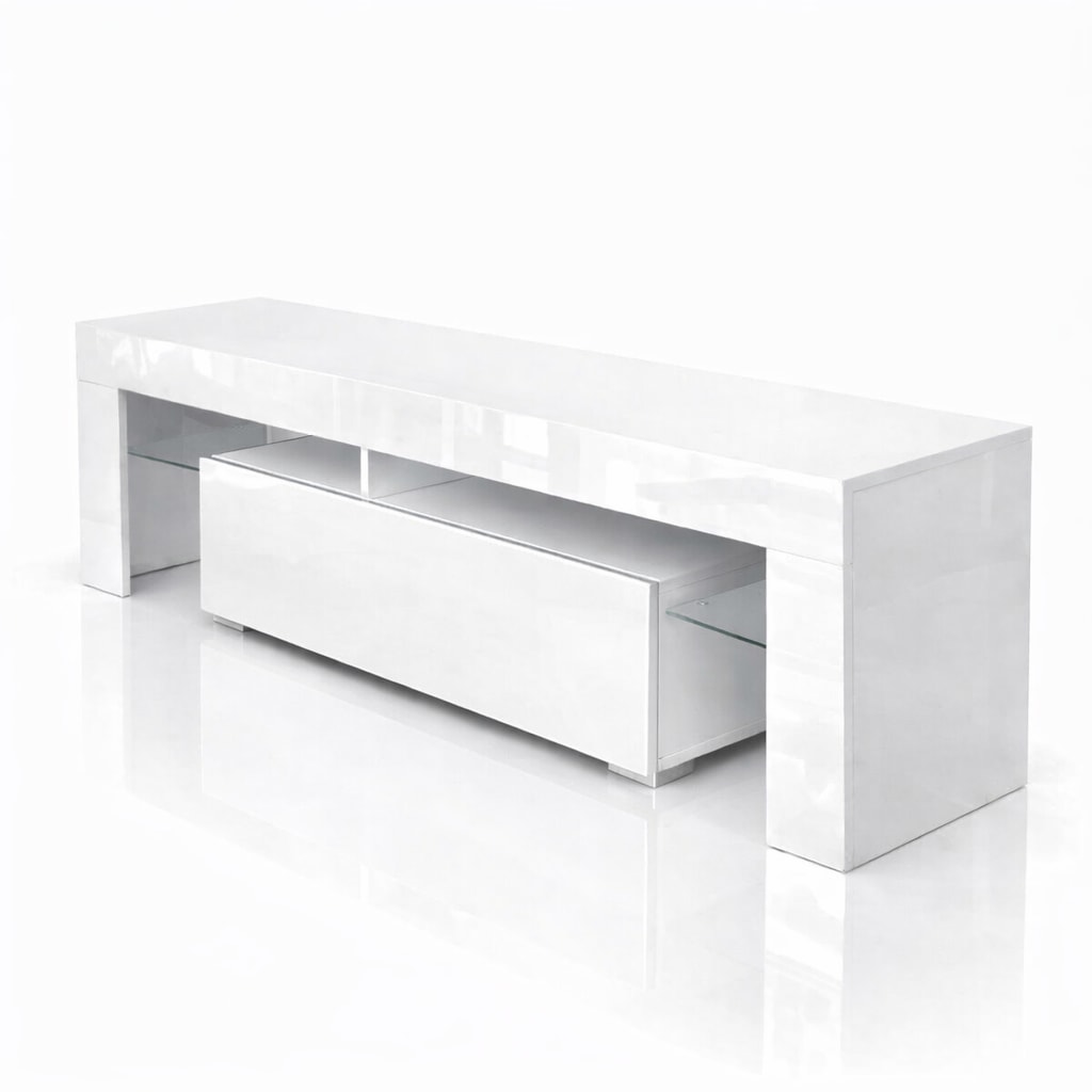 OTTO home Lowboard »MONICA, TV-Board, TV-Kommode, TV-Schrank, TV-Unterschrank, TV-Möbel« Modernes Hochglanz TV-Board in 2 Farben, grifflos mit Push-to-Open