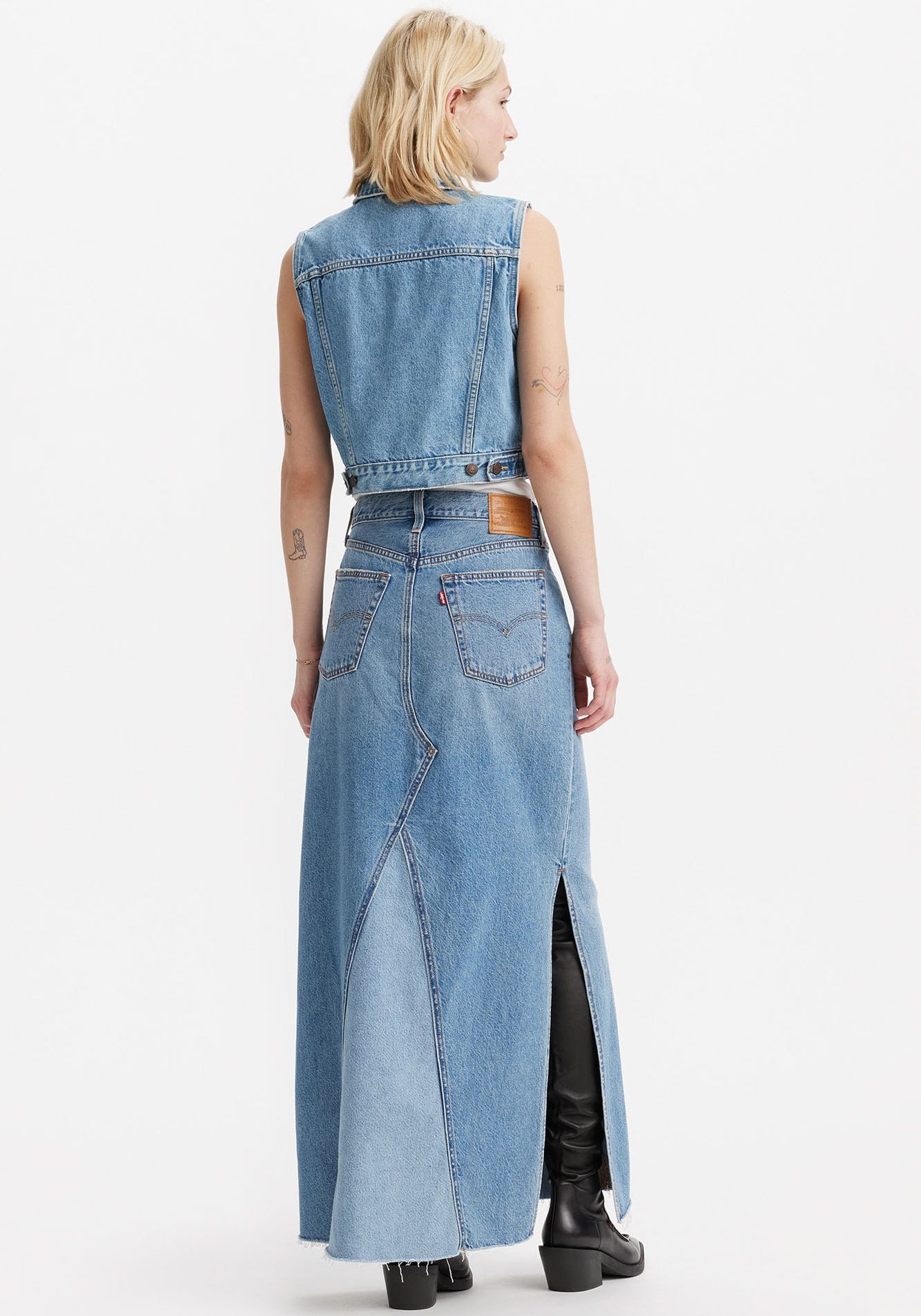 Levi's® Jeansrock »ICONIC LONG SKIRT«, im Five-Pocket Style