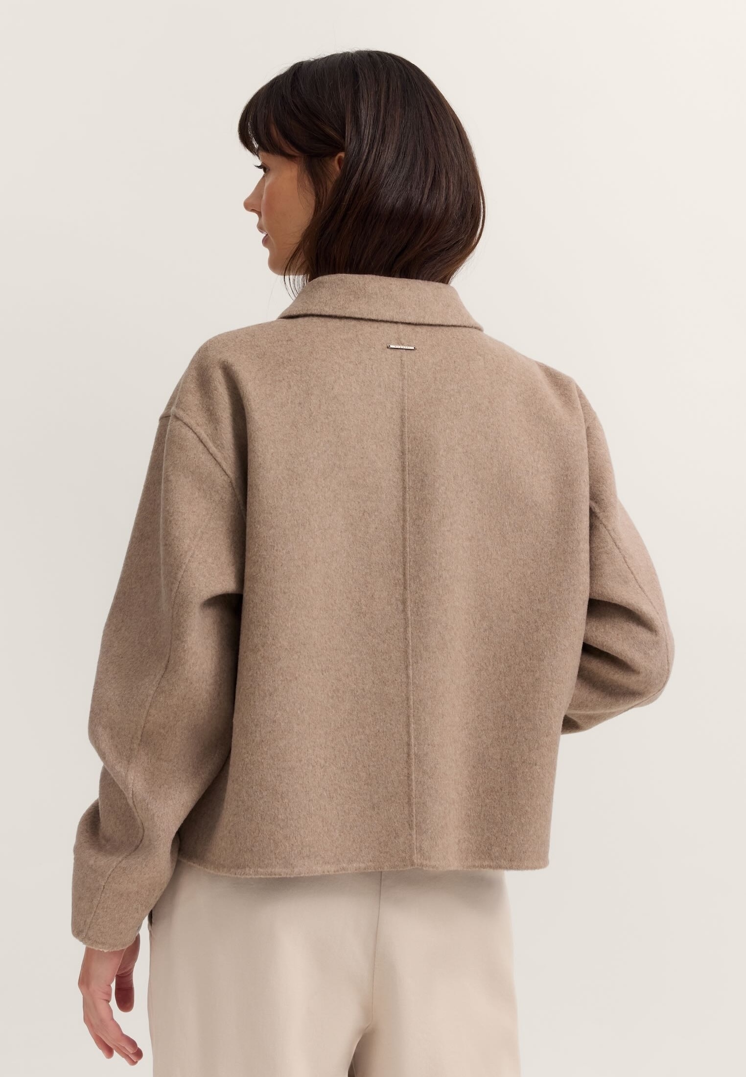 bugatti Kurzjacke »Regular Fit« im Overshirt-Stil mit Wollmix