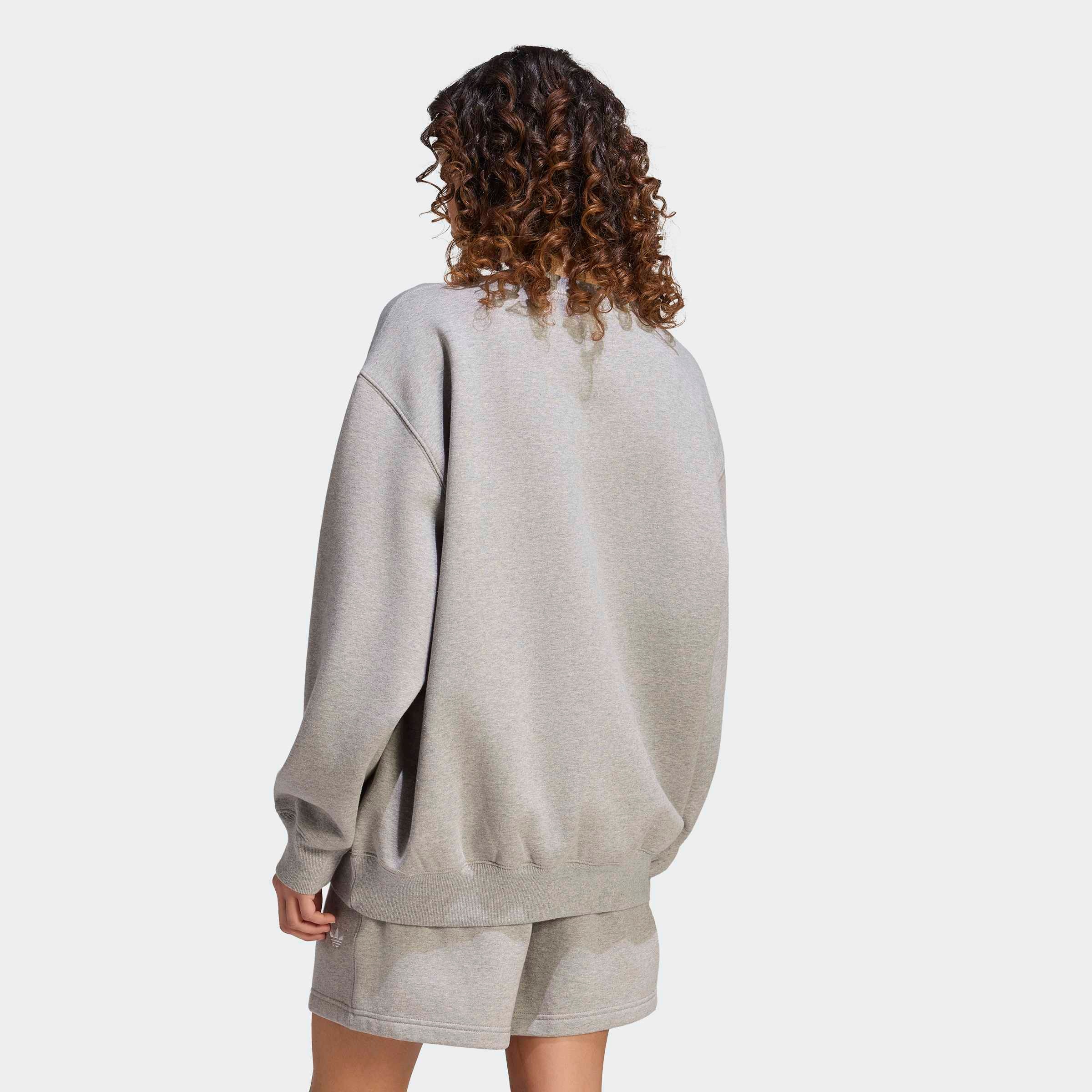 adidas Originals Sweatshirt »ESS FL CRW OS«, mit Rundhalsausschnitt, ohne Verschluss, in normaler Schnittform

