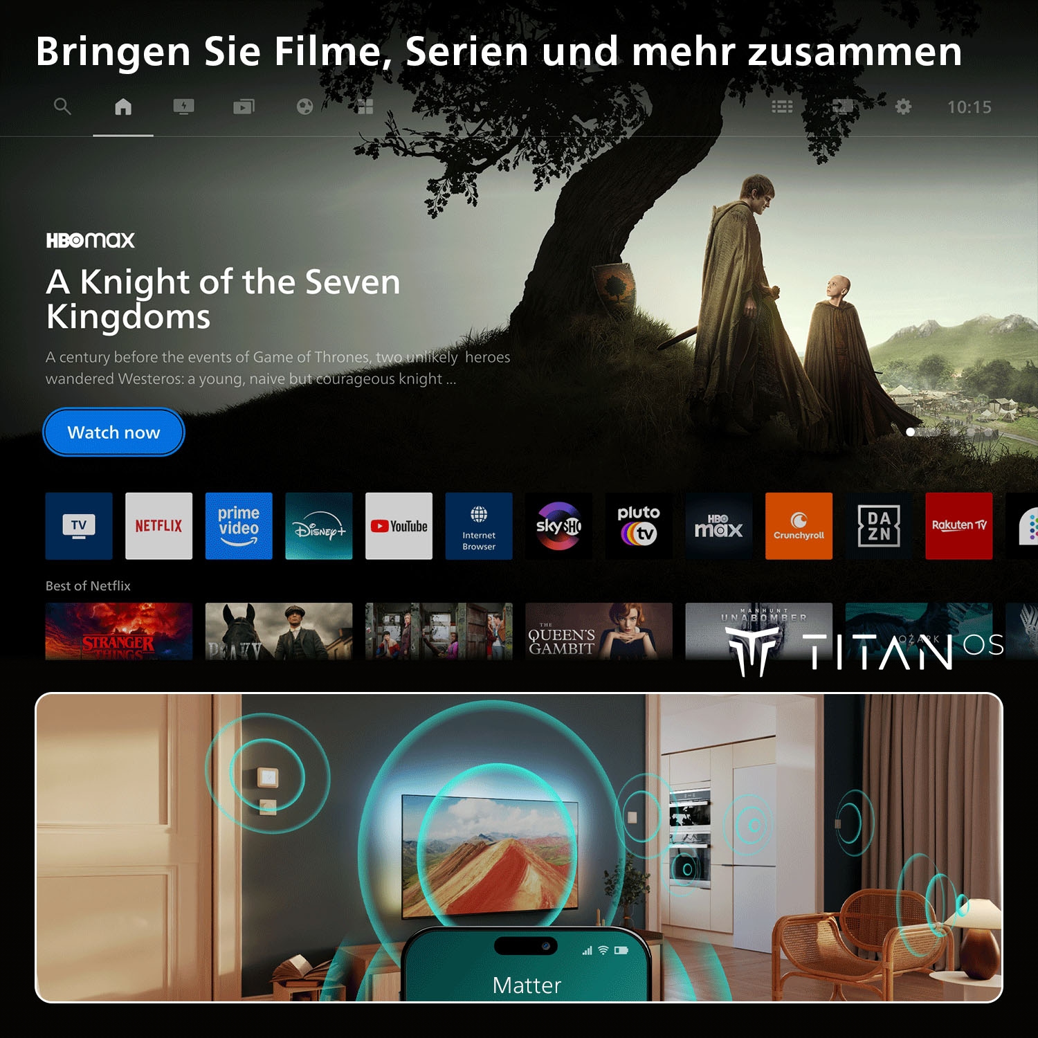 Philips OLED-Fernseher »65OLED951/12« 164 cm/65 ″ Smart-TV
