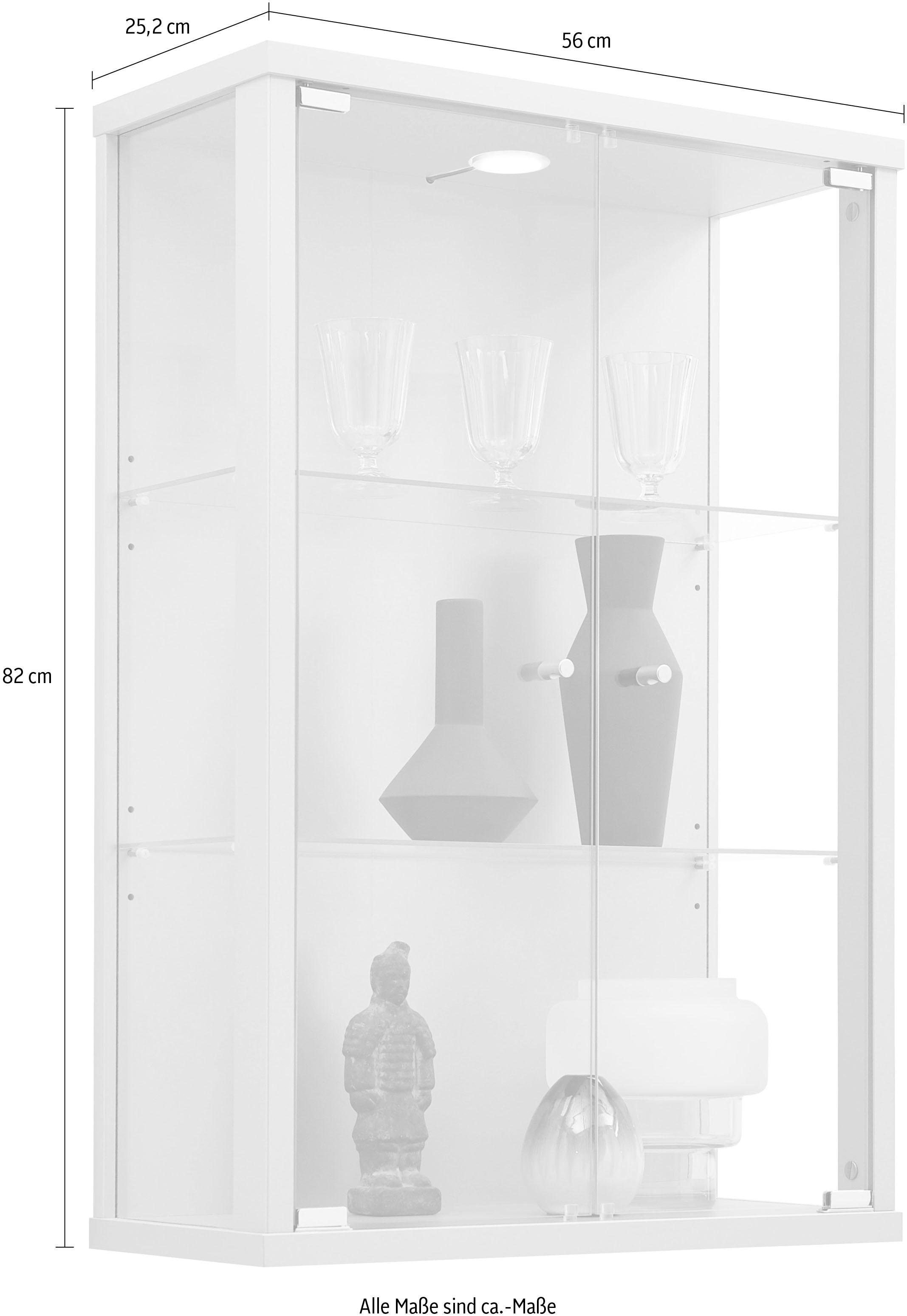 fif möbel Vitrine »OPTIMA«, Hängevitrine/Glasvitrine 2x Glastür,perfekt für Sammler,Sammlervitrine