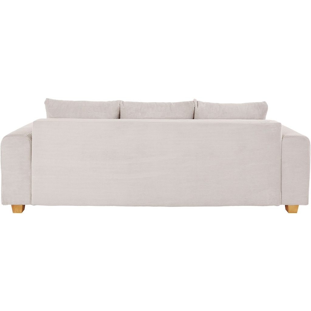 COLLECTION AB Schlafsofa Yves, mit Bettkasten, Bettfunktion und 2 Zierkissen