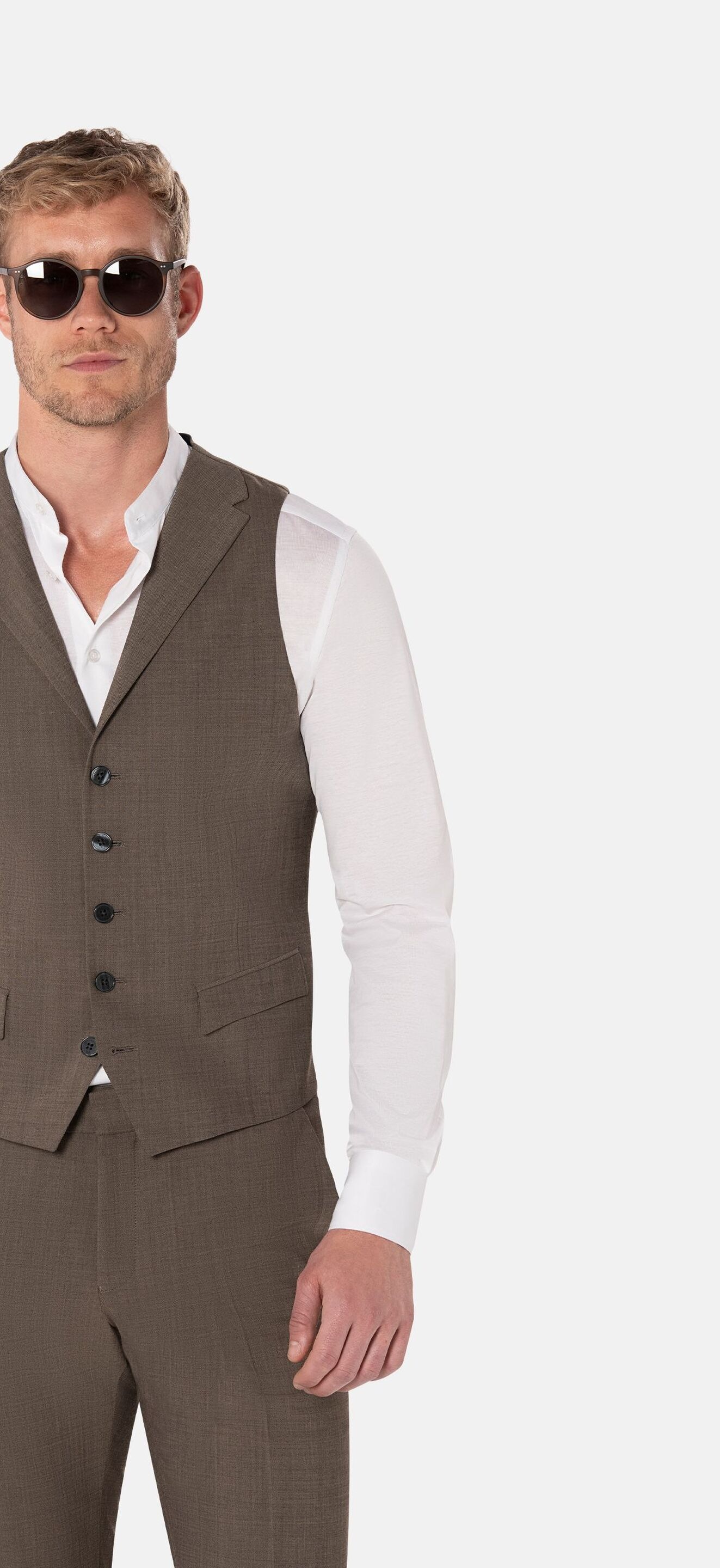 BENVENUTO. Anzugweste »SALVINO« im Slim-Fit