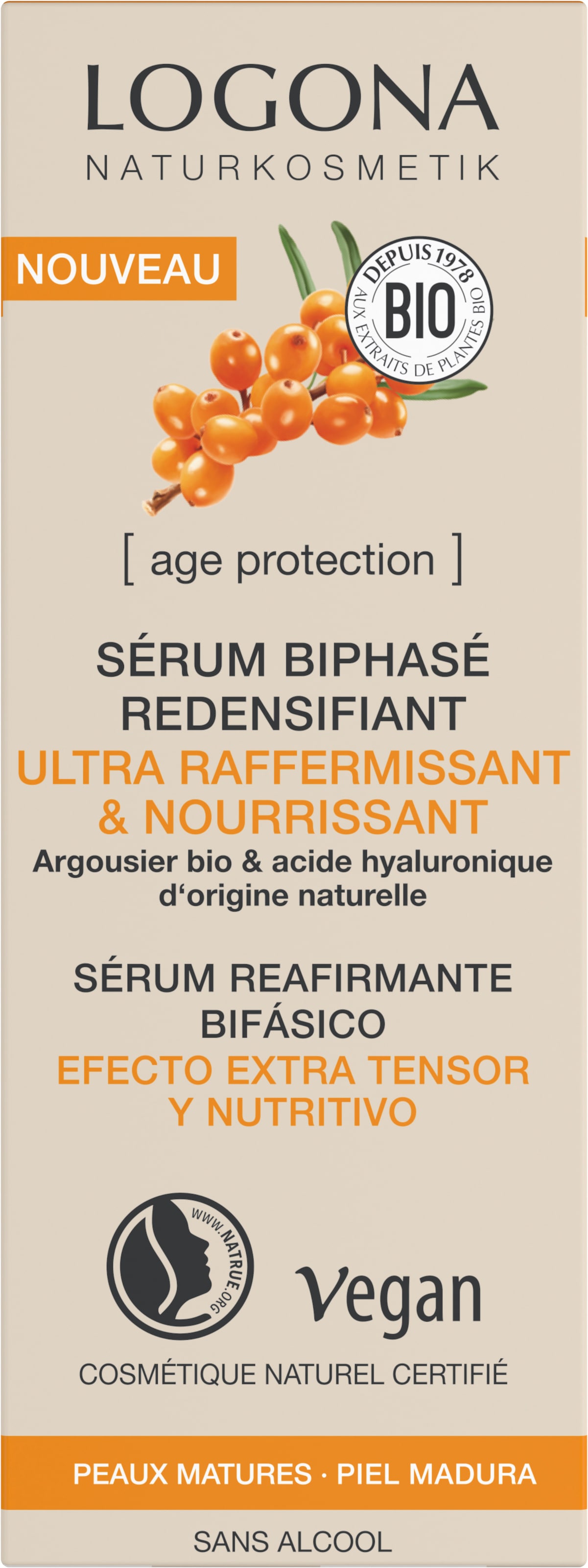 LOGONA Anti-Falten-Serum »age protection Festigendes 2-Phasen-Serum«