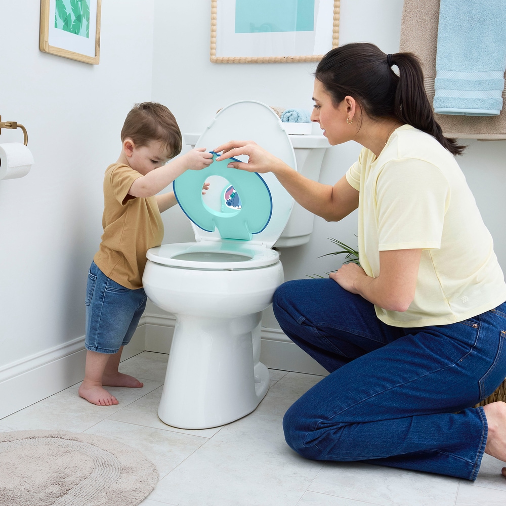 Bright Starts Toilettentrainer »Baby Flip & Sit Toilettensitz Disney Stitch«