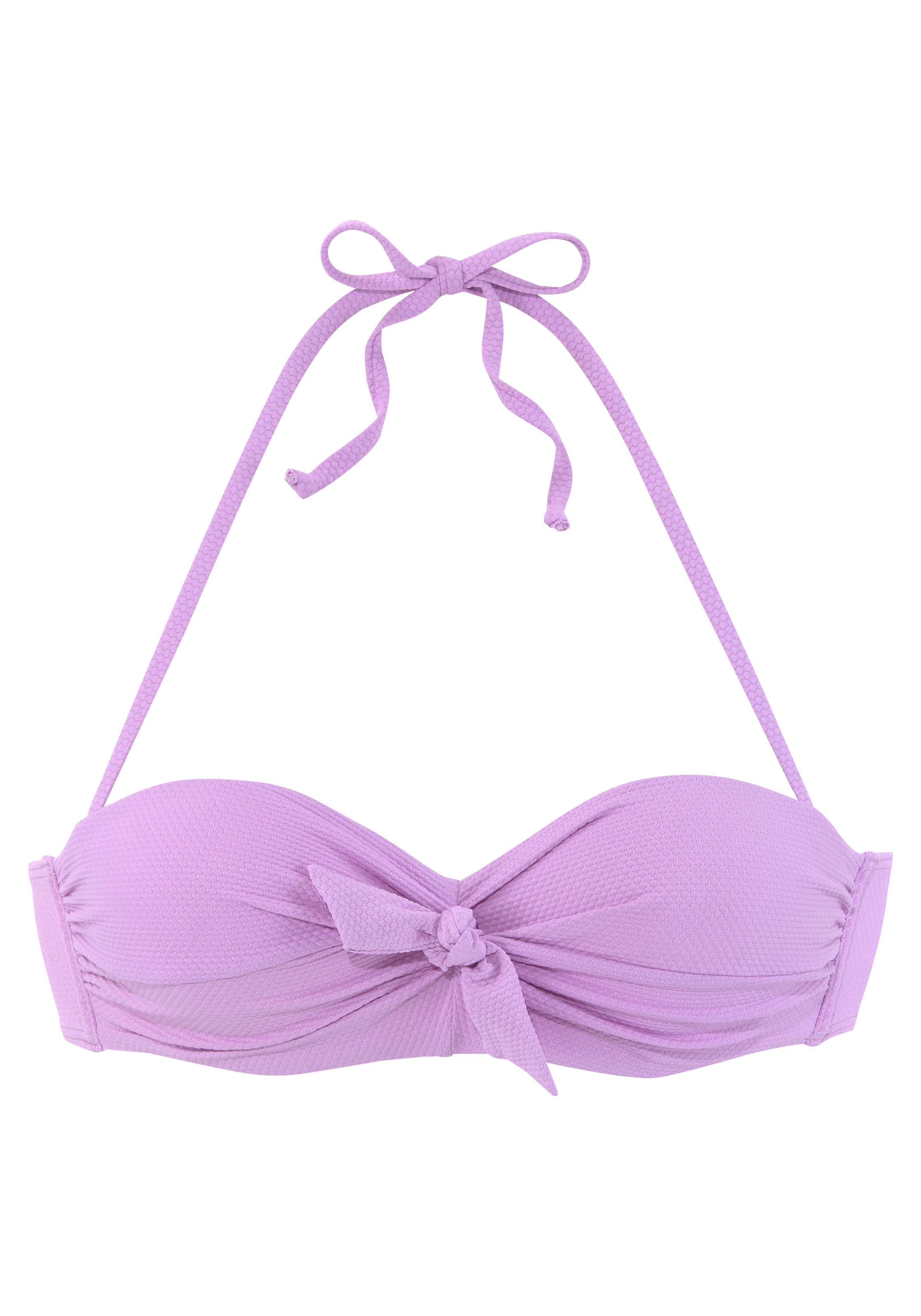 LASCANA Bügel-Bandeau-Bikini-Top »Cana«, mit Schleife vorne