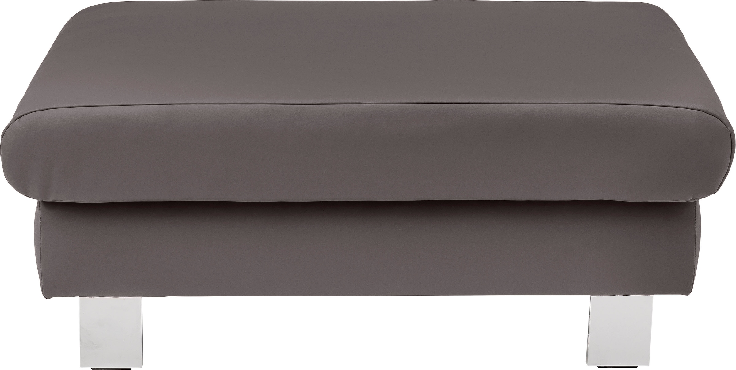 COTTA Polstergarnitur »Komaris L-Form, B: 249 bzw. 100 cm (Set: Ecksofa & Hocker)«, (Set), mit Kopfteilverstellung, optional Bettfunktion, Bettkasten & Licht