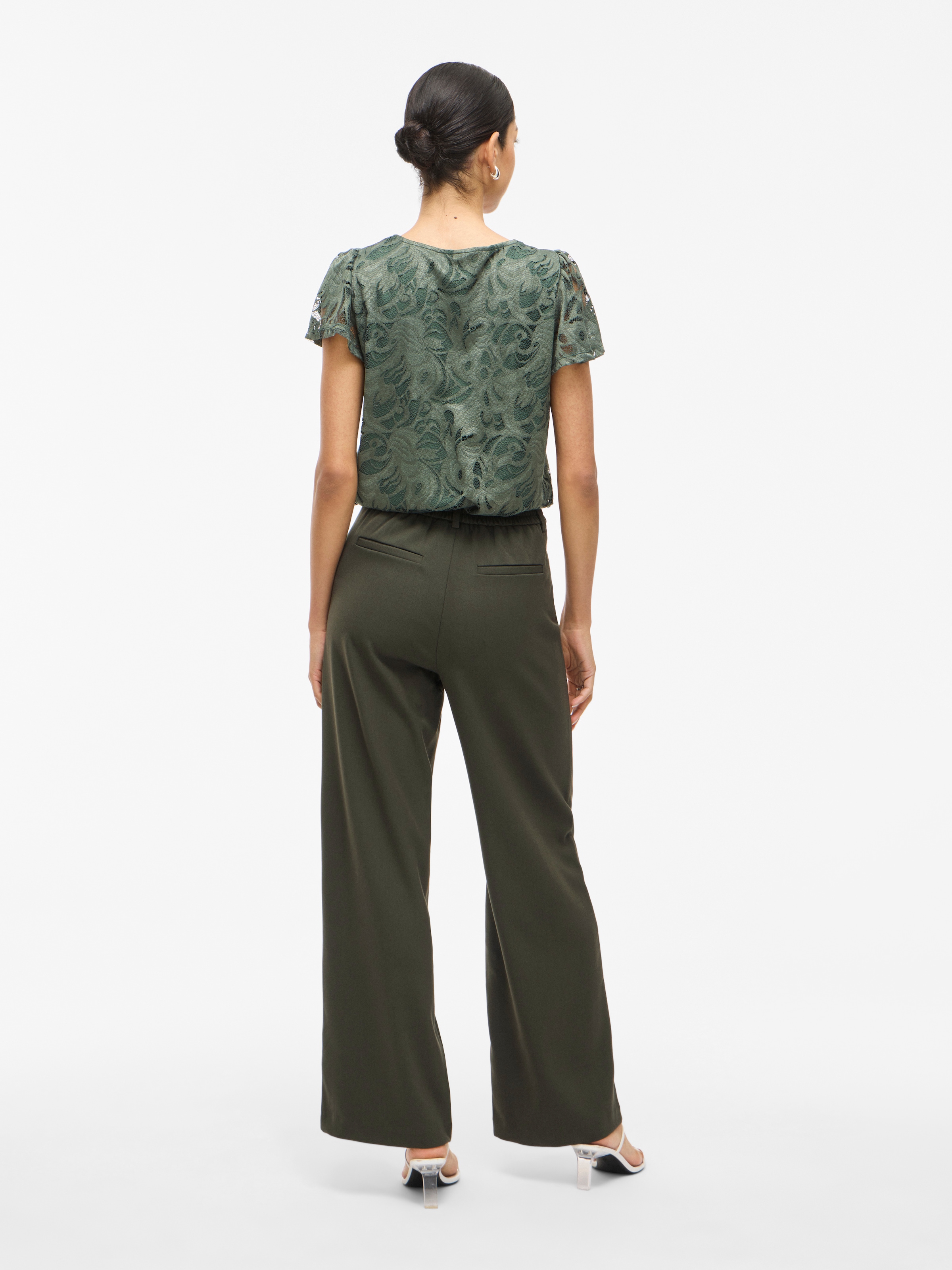 Vila Anzughose »VIVARONE HW WIDE PANT - NOOS«  Materialmix, slim fit