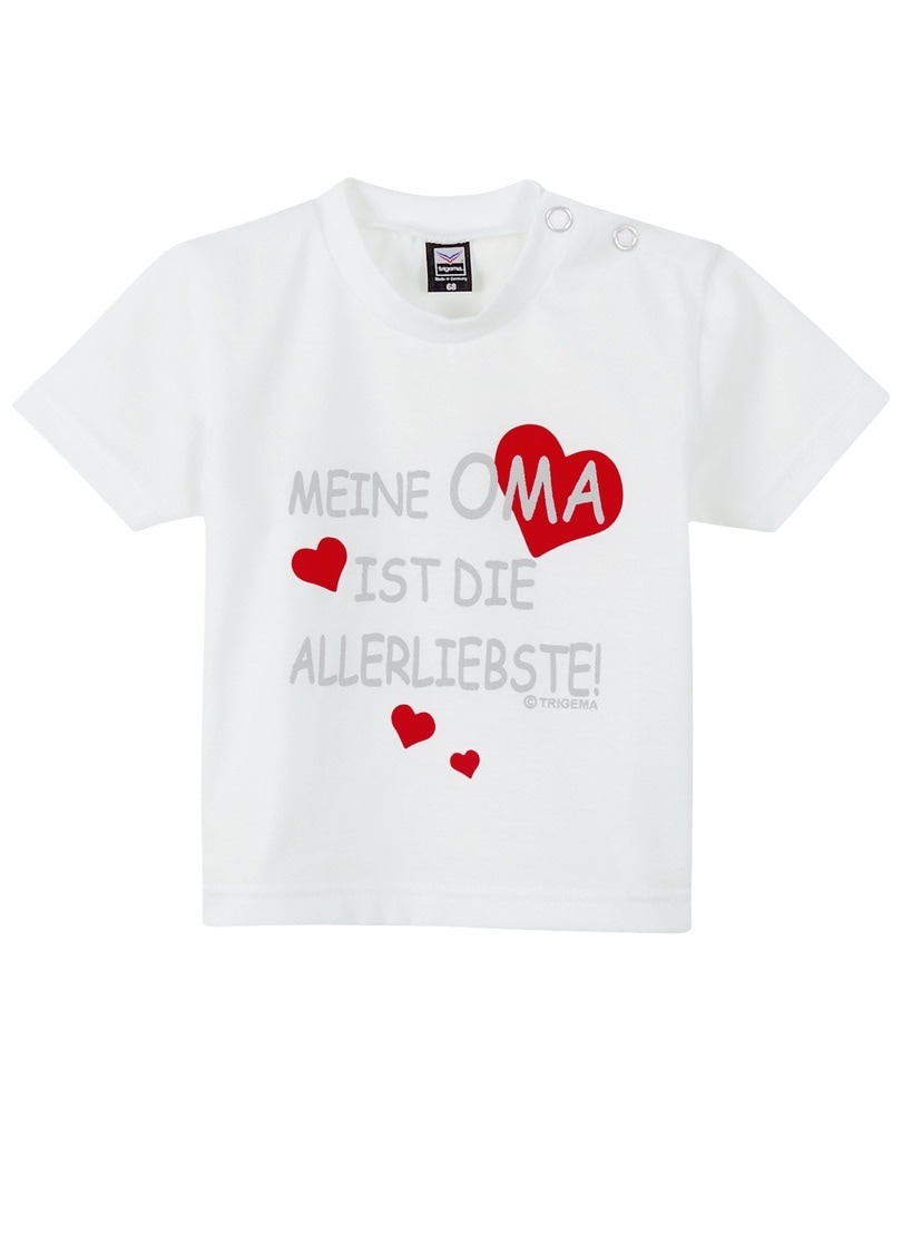 Trigema T-Shirt »TRIGEMA T-Shirt ♕ bei Omas Liebling«