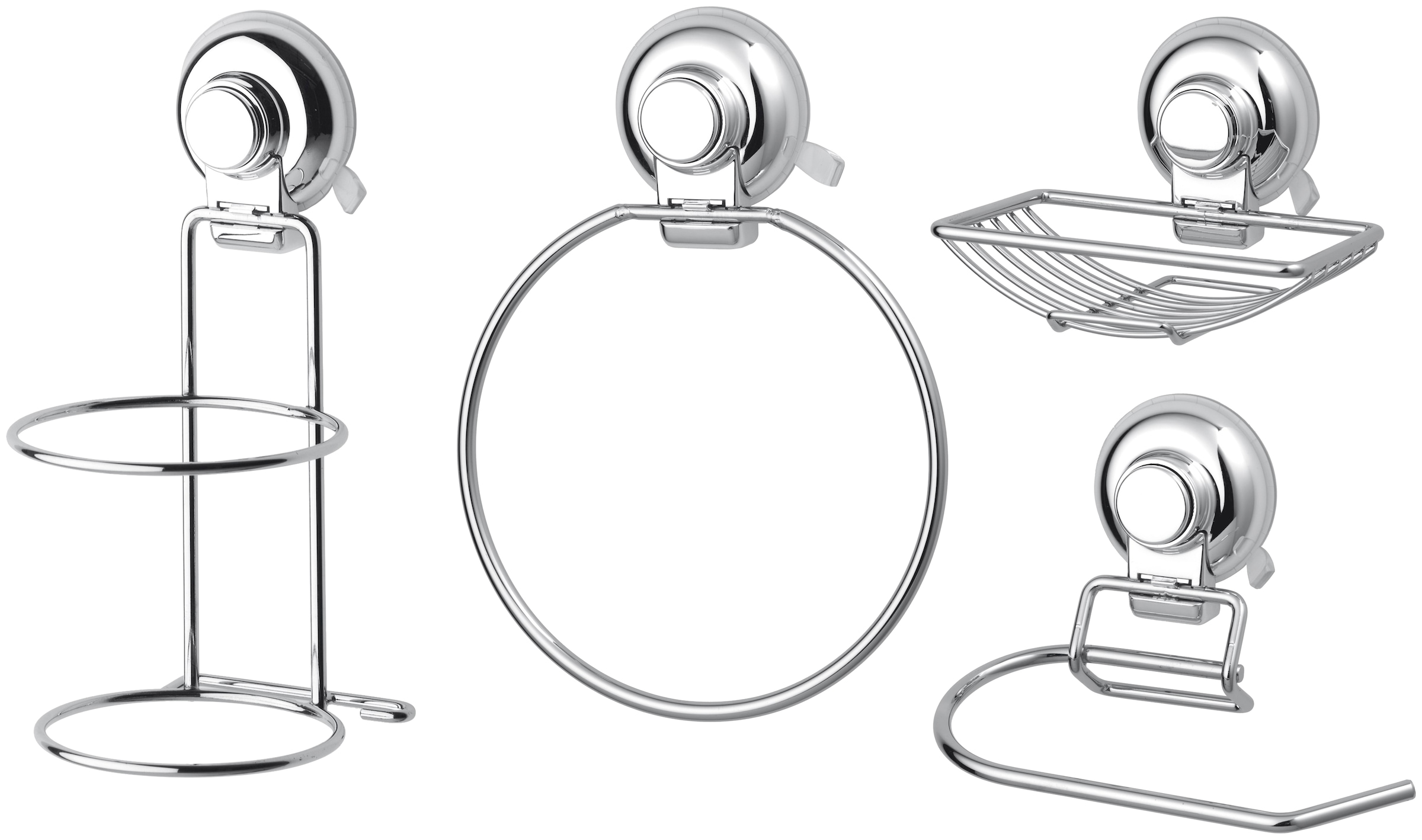 Ring (Set, System® Jahren online XXL Saughaken, GSW zeigt mit 3 Garantie Badaccessoire-Set 4-teilig«, kaufen »HOOKIE Saugkraftverlust | 4 tlg.), Intelligenter roter