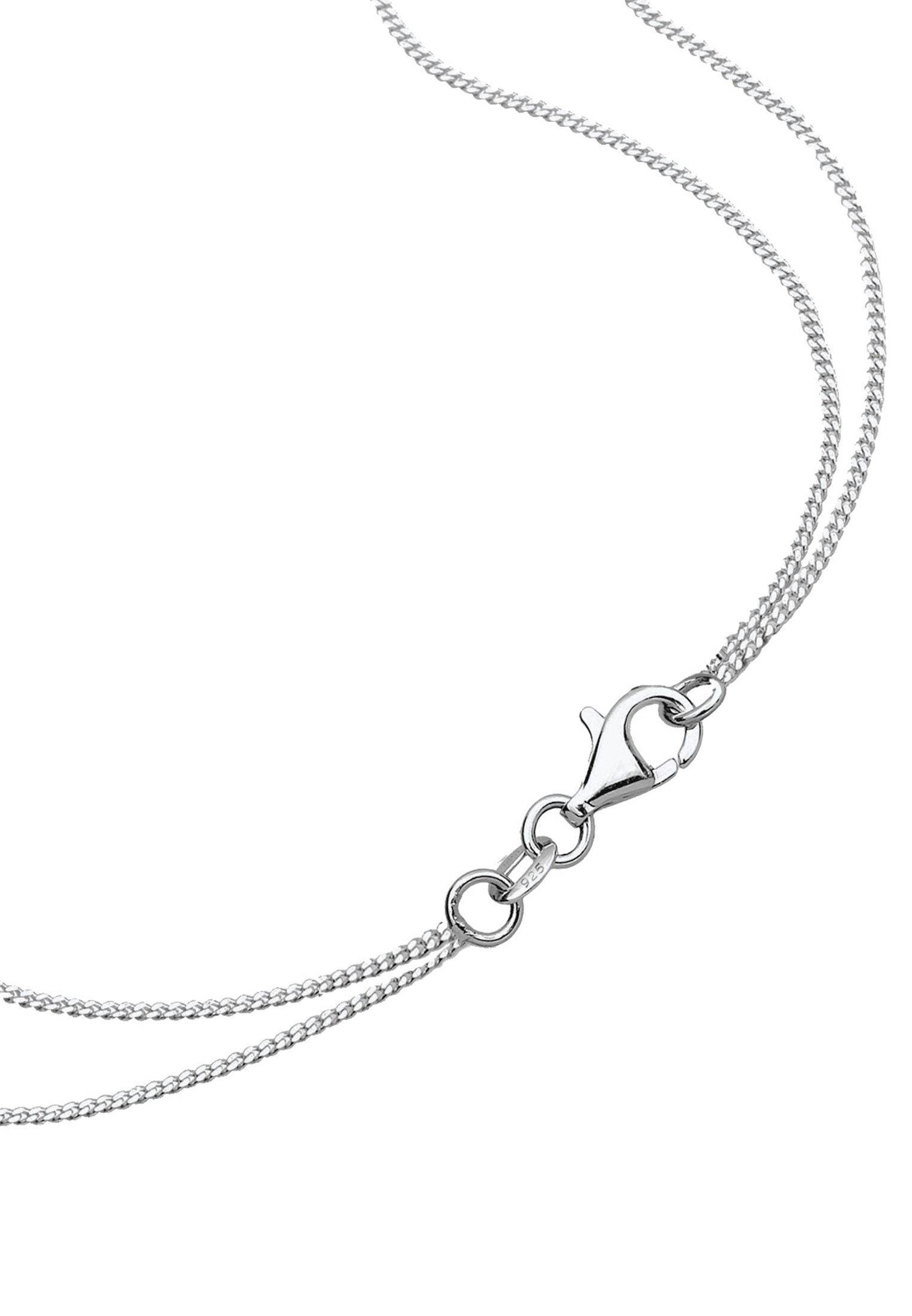 Elli Silberkette »Halskette Layer 2-lagig mit Kreisen 925 Silber«