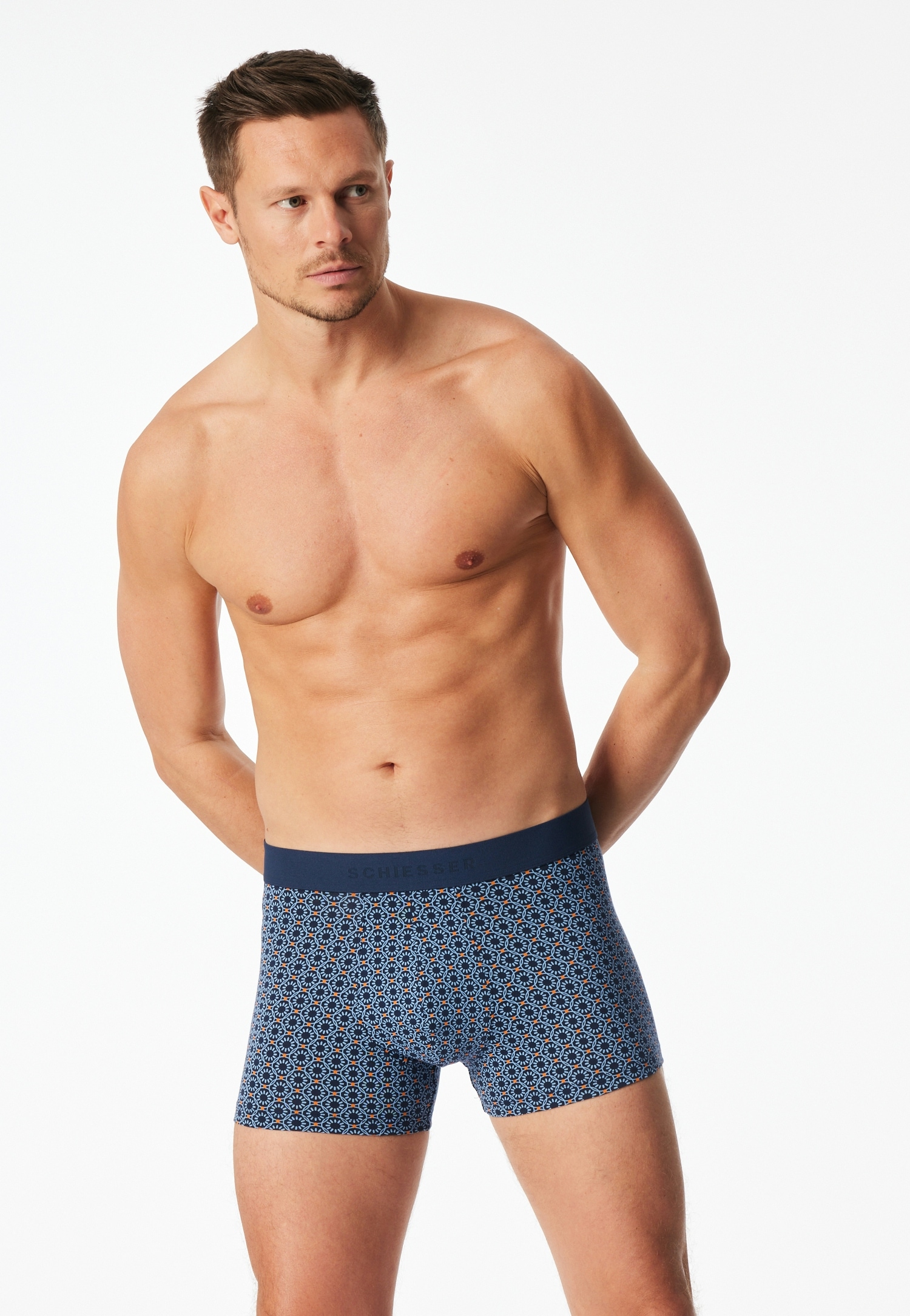 Schiesser Boxer »95/5 Multipacks« ohne Eingriff, softer Logo-Webgummibund