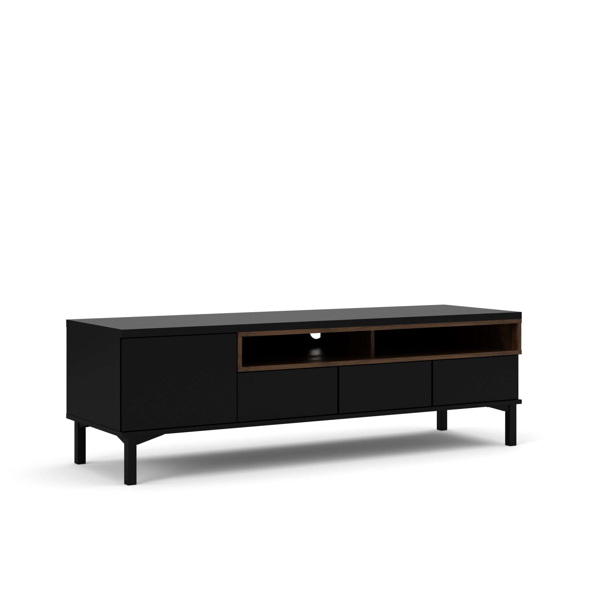INOSIGN TV-Board »Roomers TV-Board, TV-Möbel, TV-Unit, Media-Möbel, Sideboard«, Breite/Höhe 156/48 cm, 2 offene Fächer mit Rahmen-Optik, Kabelführung
