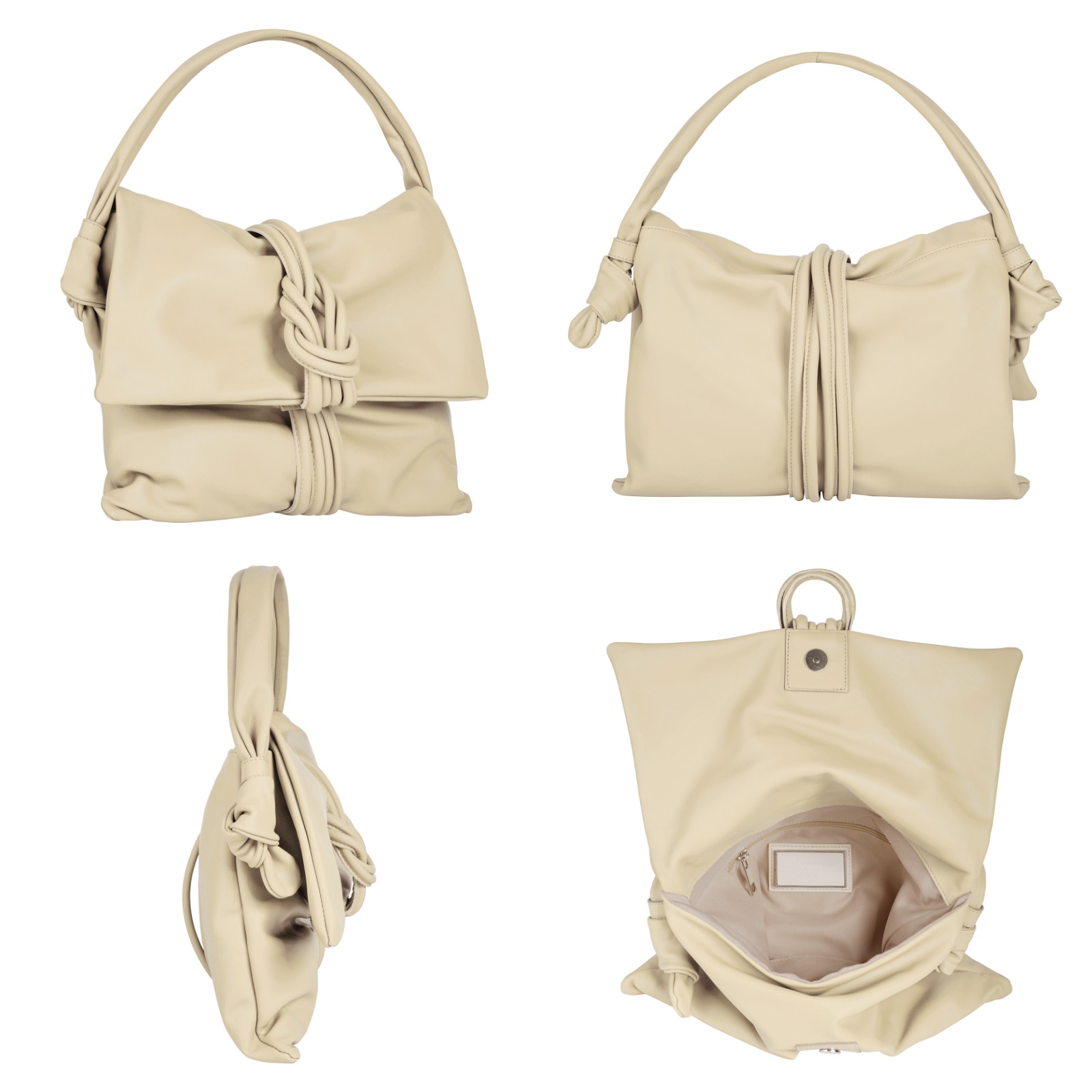 Samantha Look Henkeltasche, echt Leder, Made in Italy
