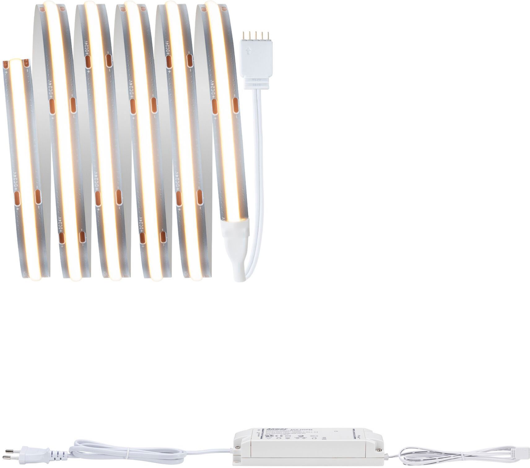 Paulmann LED-Streifen »MaxLED 1000 Full-Line COB Basisset 1,5m Warmweiß 18W 1620lm 2700K«, 1 St.-flammig