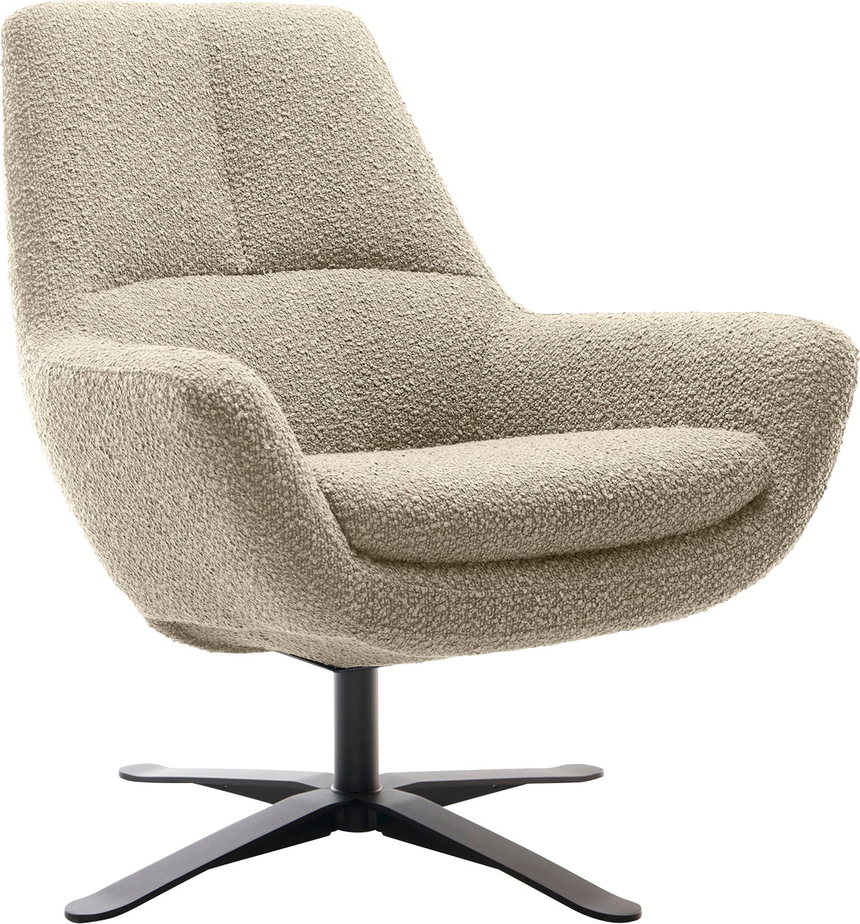 BETYPE Drehsessel »Be Organic Standard Back, Loungesessel« in elegantem Design mit Drehfunktion