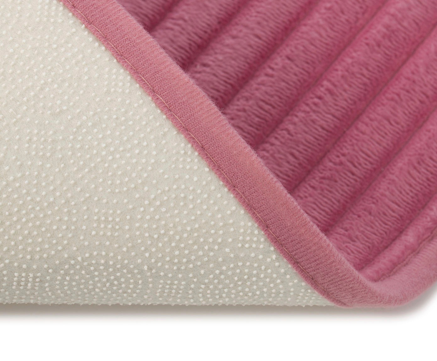 Gözze Badematte »Berlin« Höhe 7 mm rutschhemmend beschichtet fußbodenheizungsgeeignet Badteppich, Uni Farben, Cord Optik, waschbar