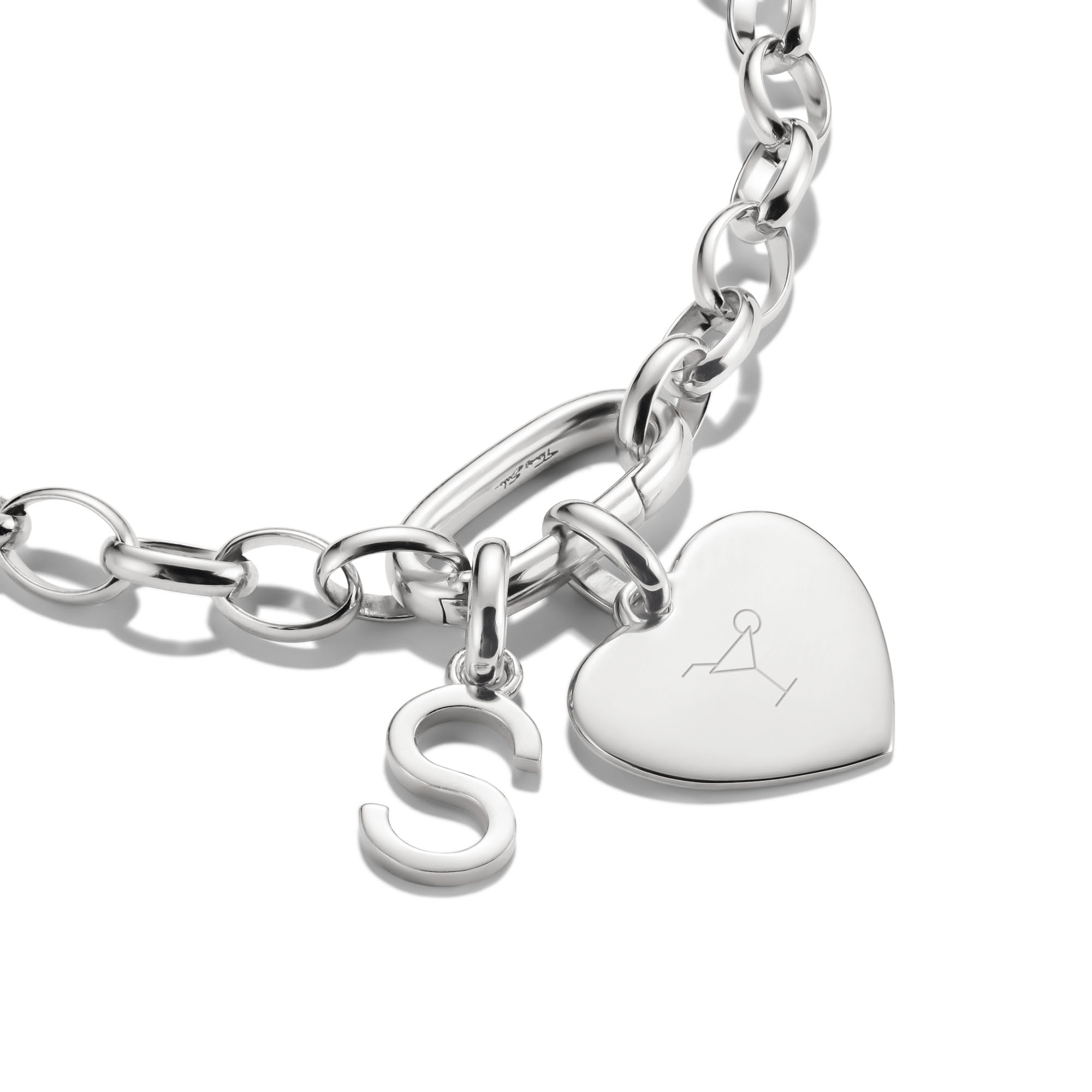 THOMAS SABO Charm Herz »Charm Herz - Connect«