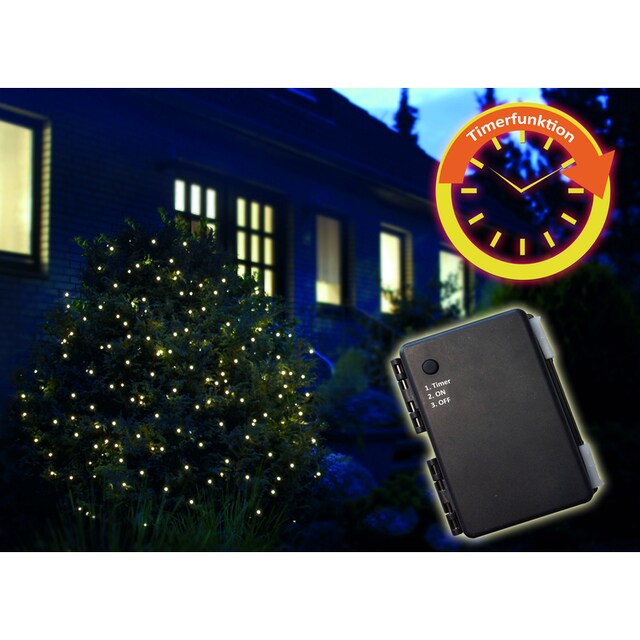 Star-Max LED-Lichternetz »Weihnachtsdeko aussen«, mit Timer-/Zeitschaltfunktion,  6 Stunden bequem bestellen