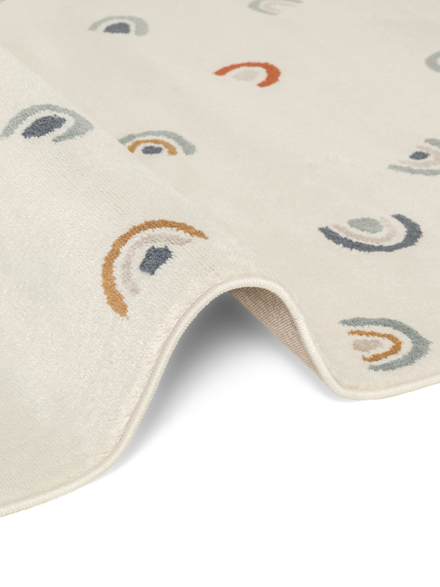 HANSE Home Kinderteppich »Ravi« rund 10 mm Höhe Pflegeleicht, Weich, Kinderzimmer, Spielteppich, Spielunterlage