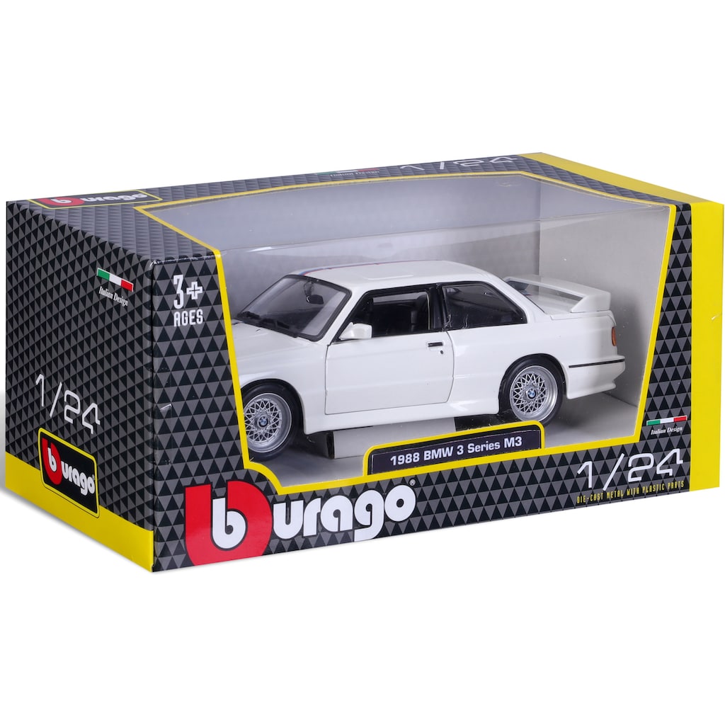 Bburago Sammlerauto »BMW M3 (E30) 88, weiß«, 1:24