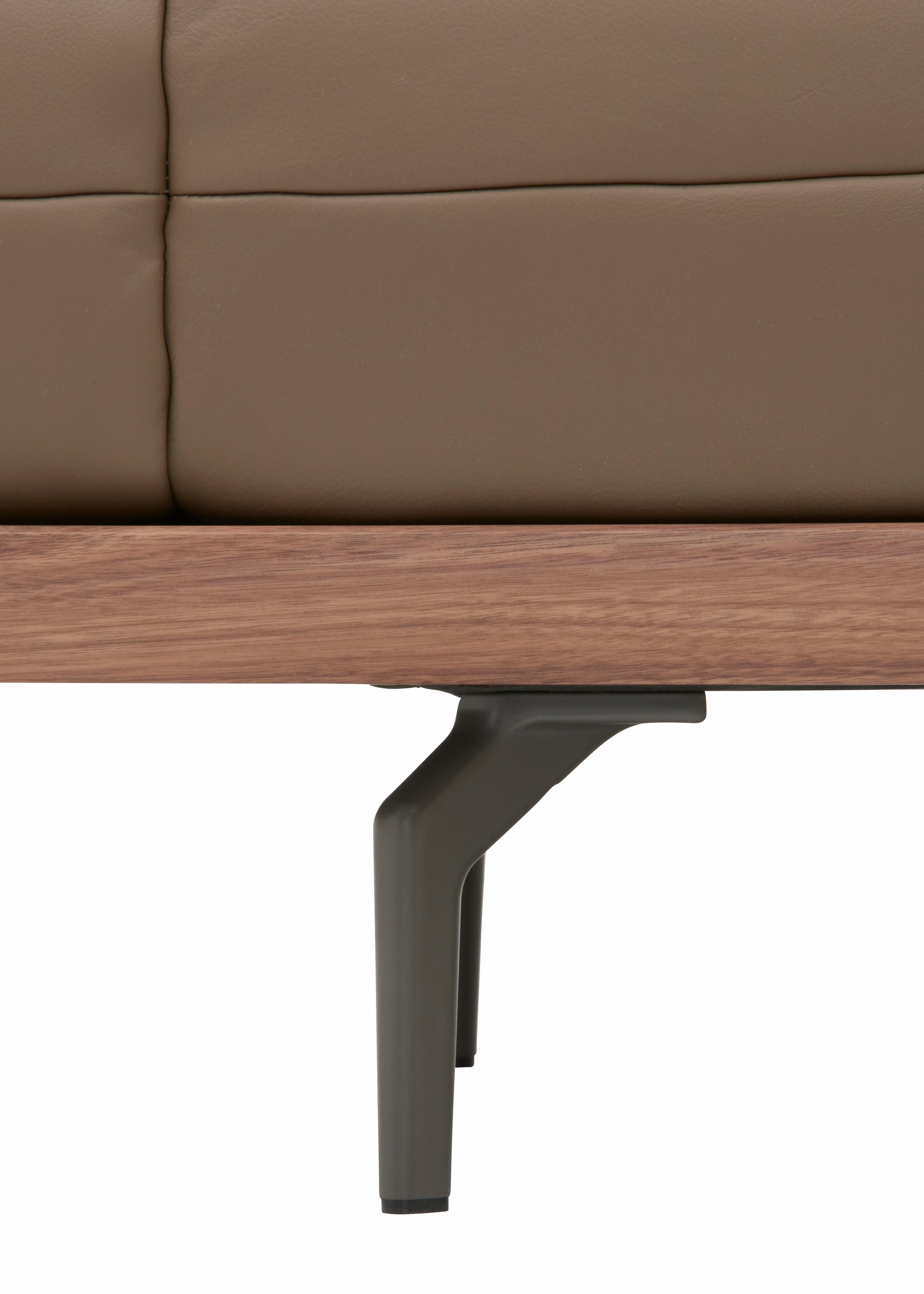 Creation BY ROLF BENZ 4-Sitzer »CR.420, Designsofa, Loungesofa«, in 2 Qualitäten, Holzrahmen in Eiche Natur oder Nußbaum, Breite 252 cm