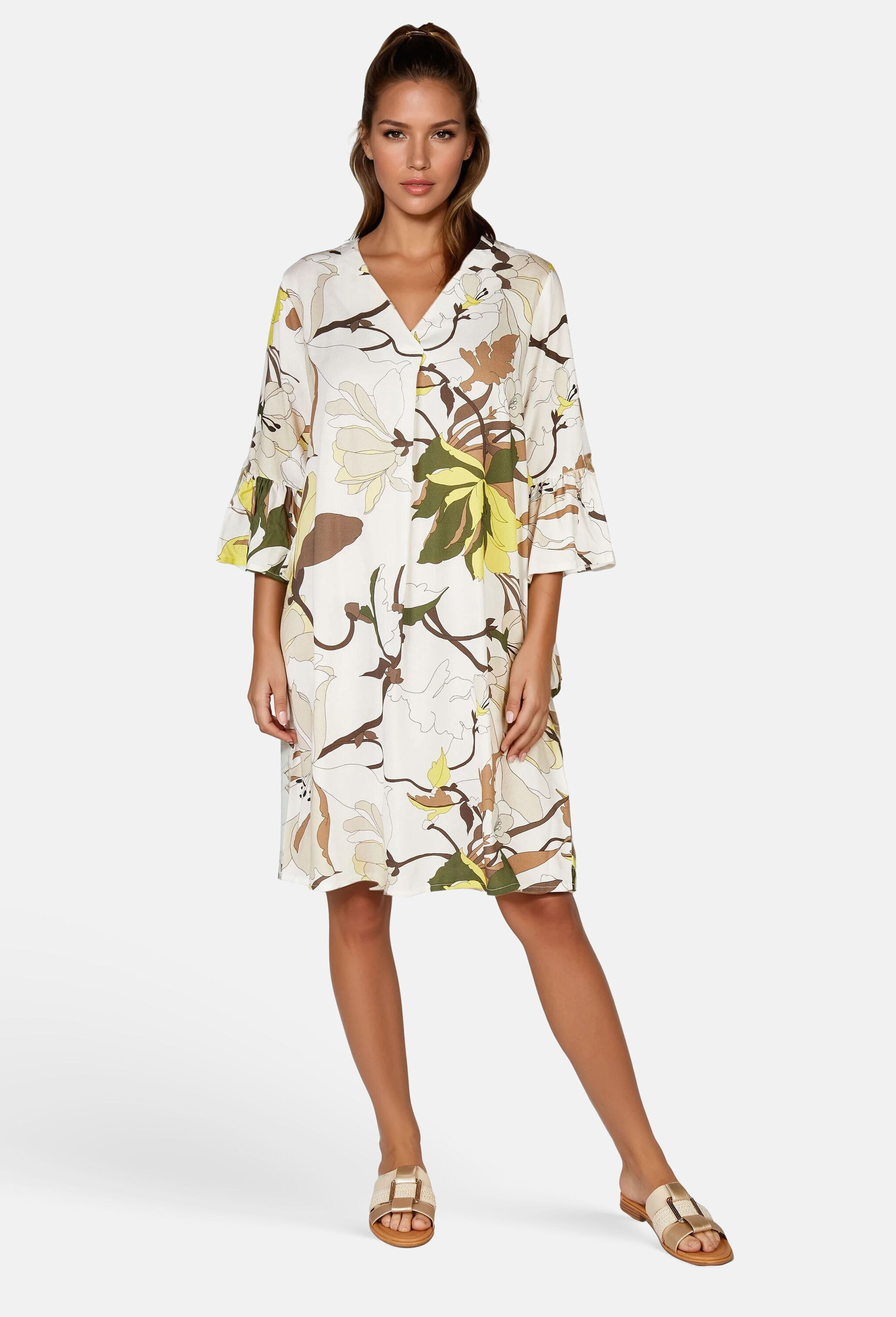 NAVIGAZIONE Blusenkleid »NAVIGAZIONE Kleid« Blumenmuster
