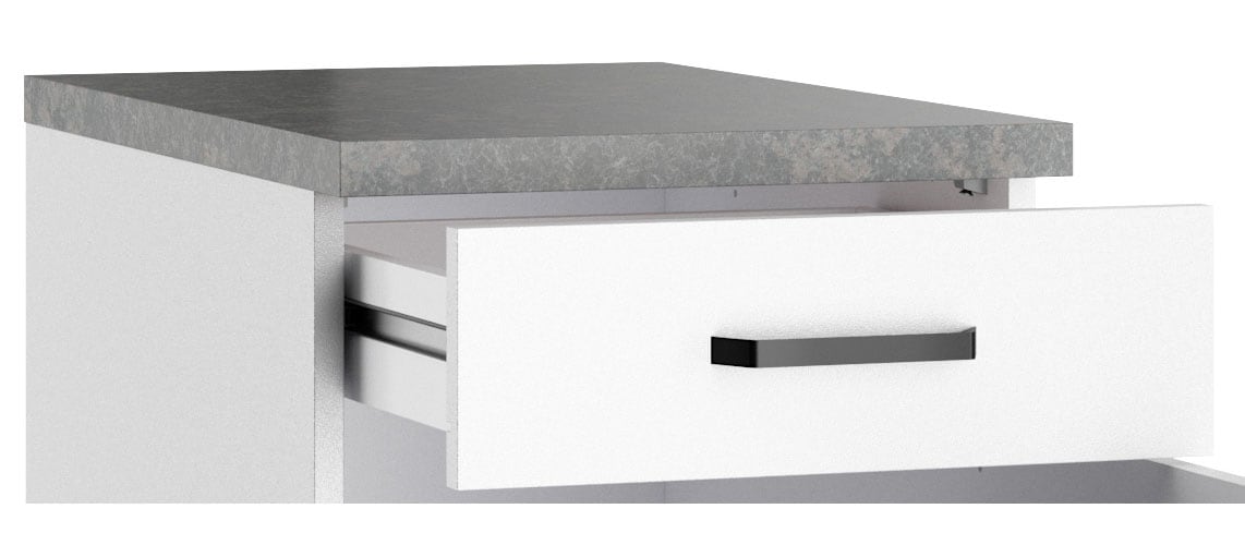 OPTIFIT Pantryküche »OPTImulti« Breite 170 cm, mit Unterbaukühlschrank und 2-Platten-Kochfeld