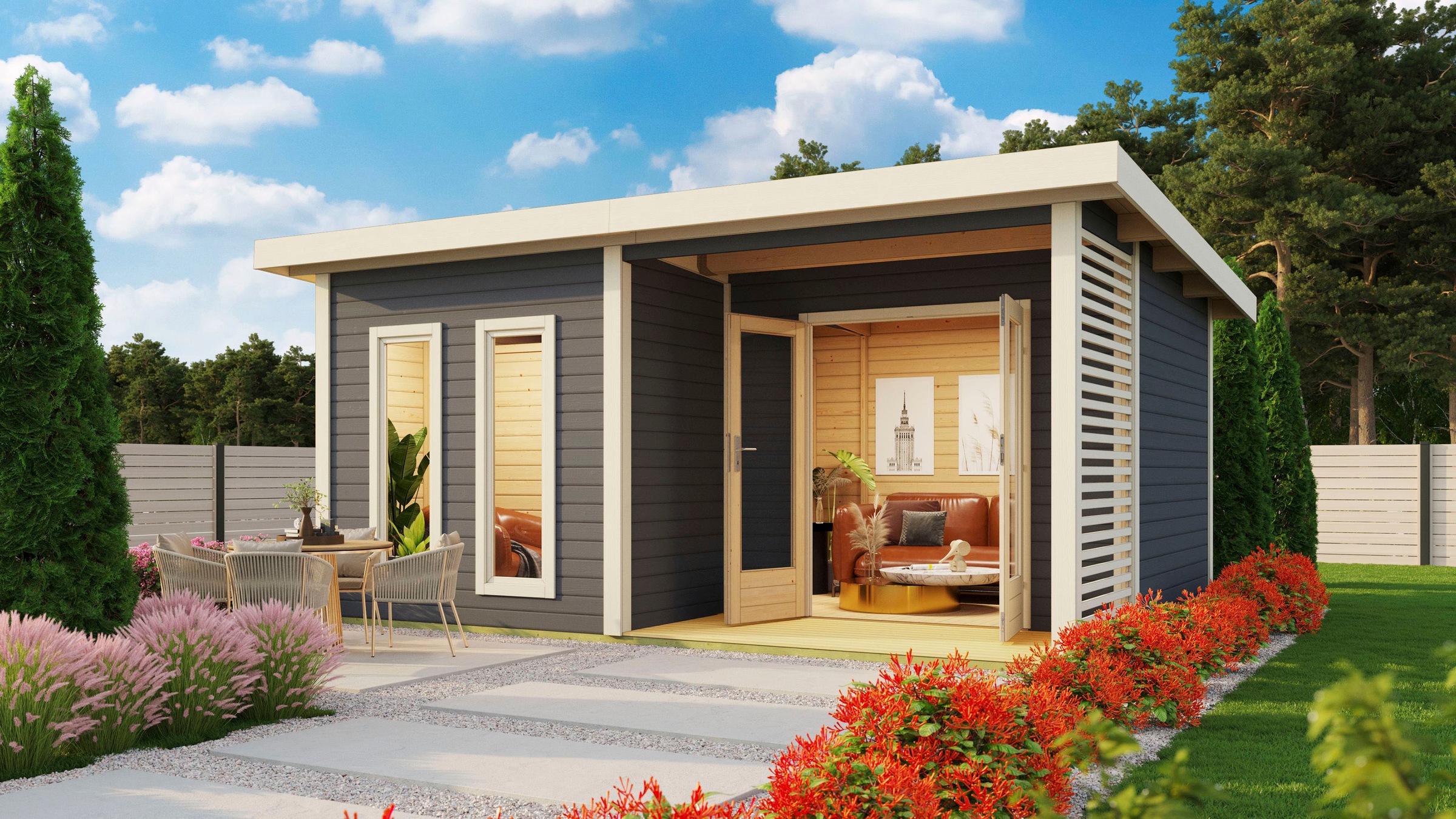 KONIFERA Saunahaus »Maiko 5 SET B« Ofen 9 KW externe Strg easy