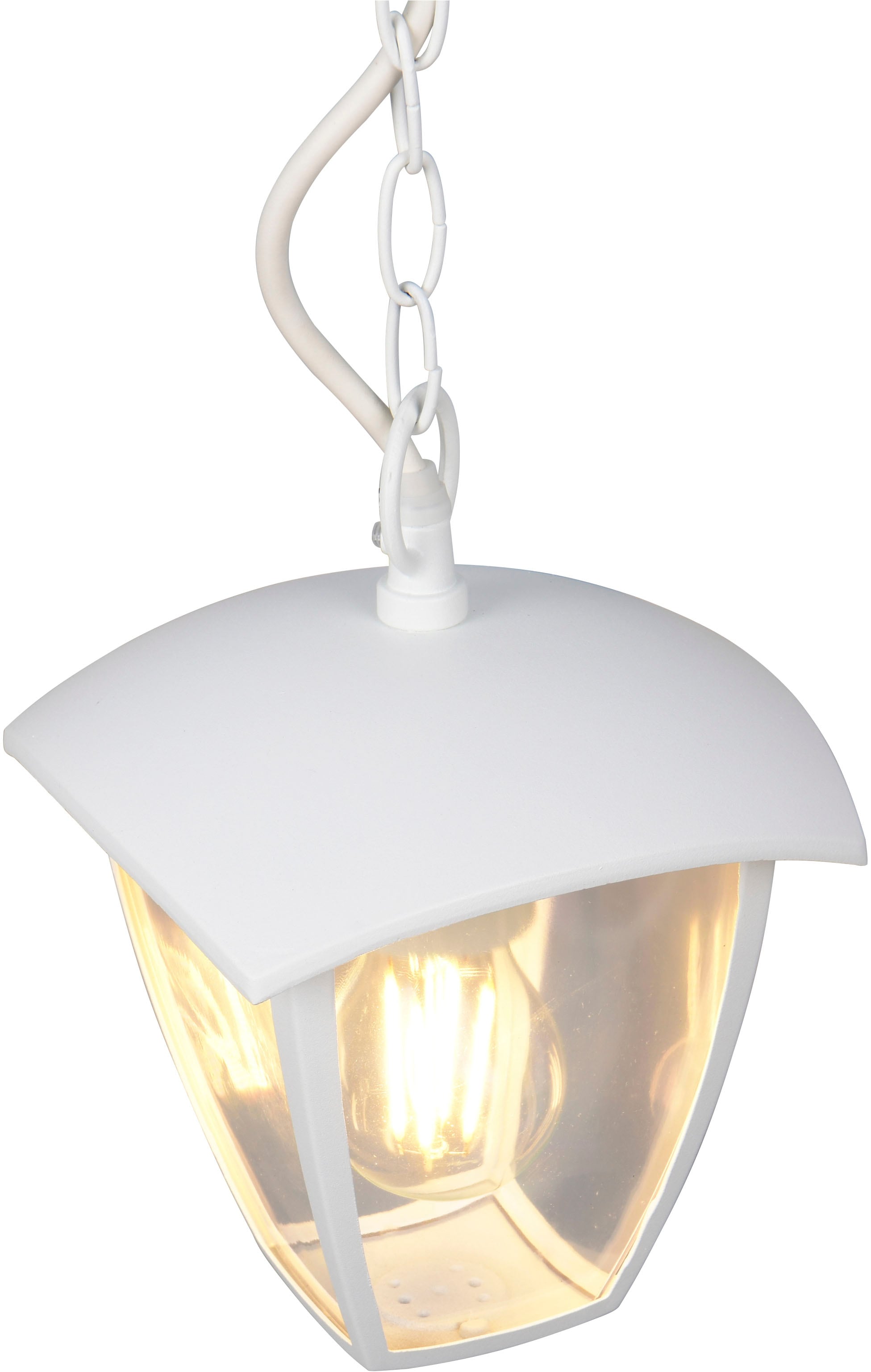 TRIO Leuchten Außen-Deckenleuchte »VENTA, Outdoor Pendelleuchte 1-flammig, exkl 1x E27 max 10W, IP44« E27 1 Stk. warmweiß - kaltweiß Terrassen Hängelampe, Pendelleuchte Garten max Höhe 82cm