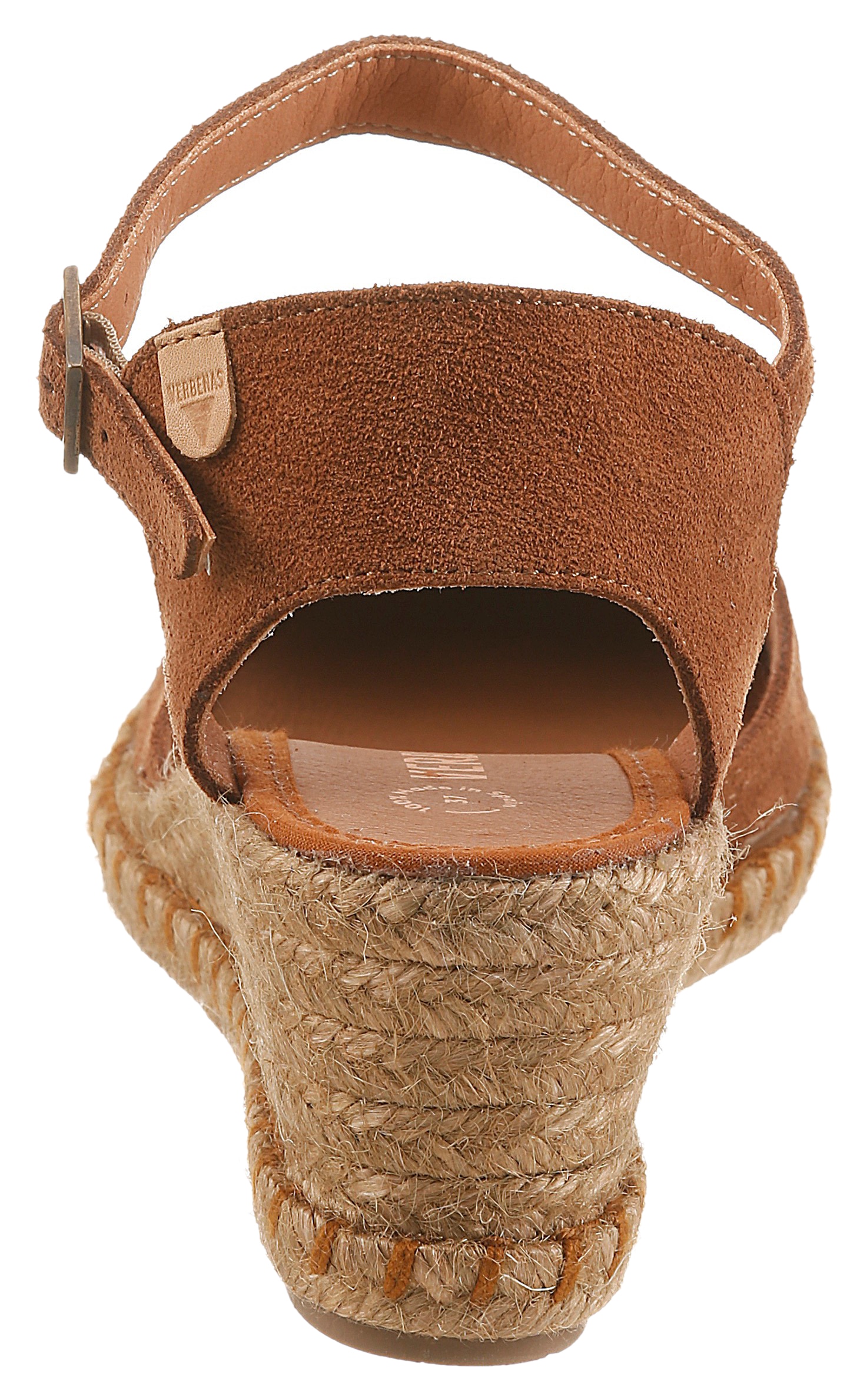 VERBENAS Slingpumps  Keilsandalette, Sommerschuh, Urlaubsschuh mit Bastbesatz