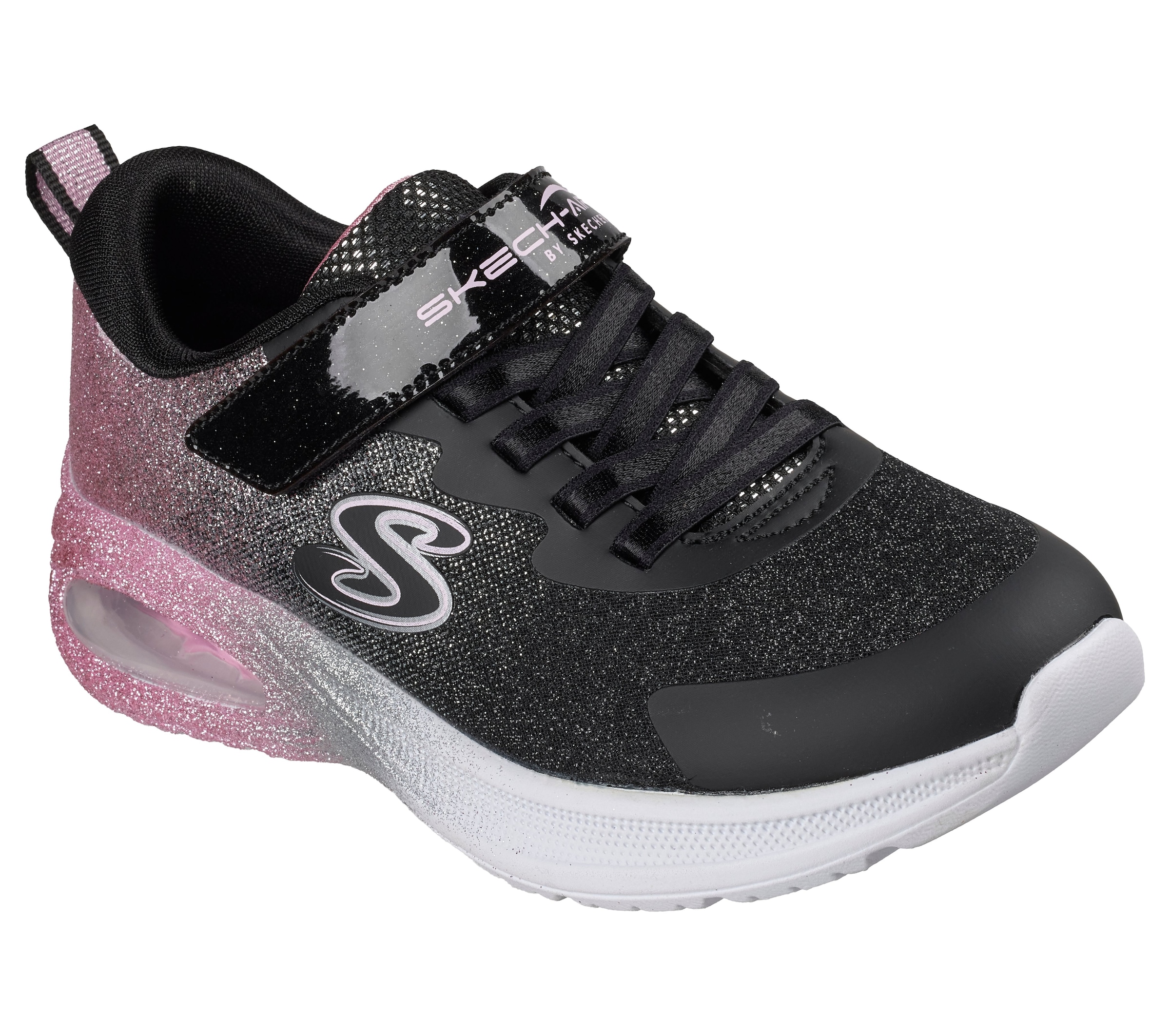Skechers Sneaker »MICROSPEC MAX ADVANCE«  Klettschuh mit Glitter, Grössenschablone zum Download