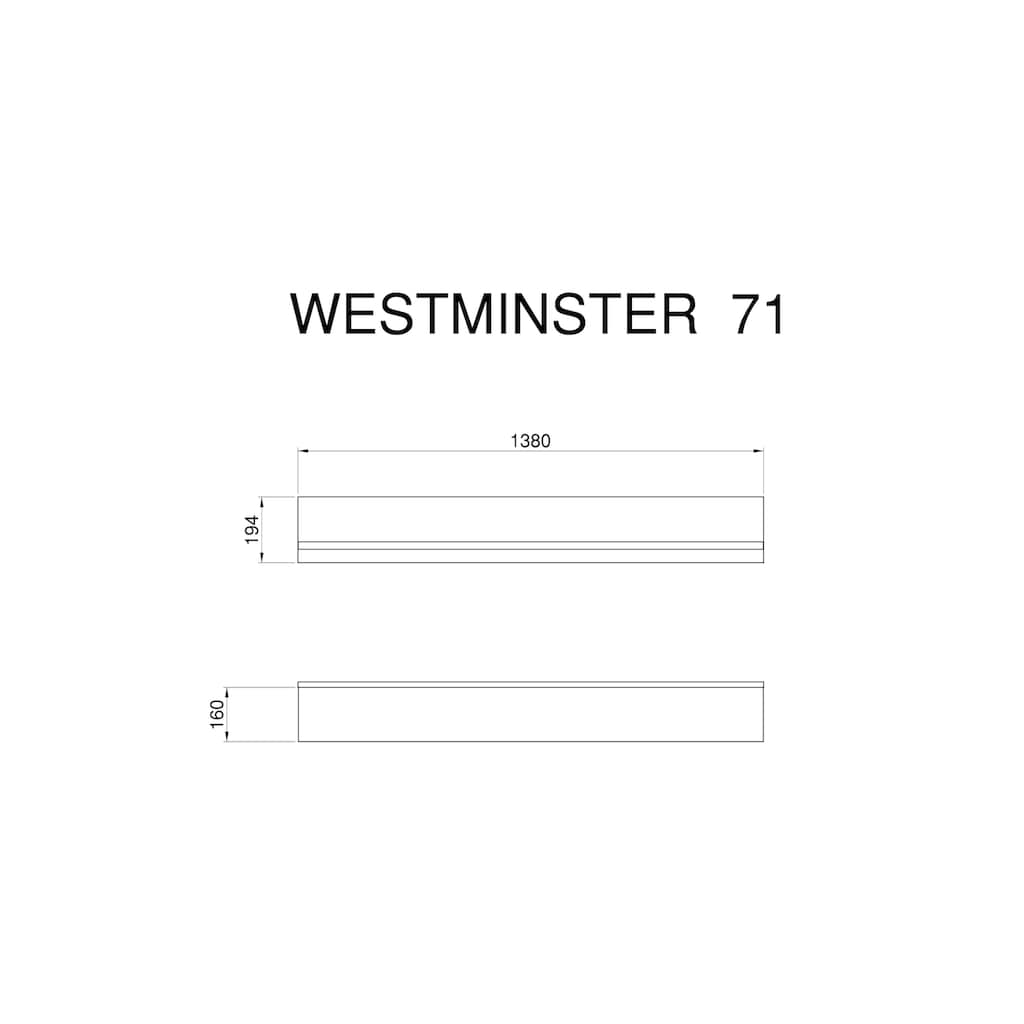 Home affaire Wohnwand »Westminster«, (Set, 4 St.), im romantischen Landhausstil