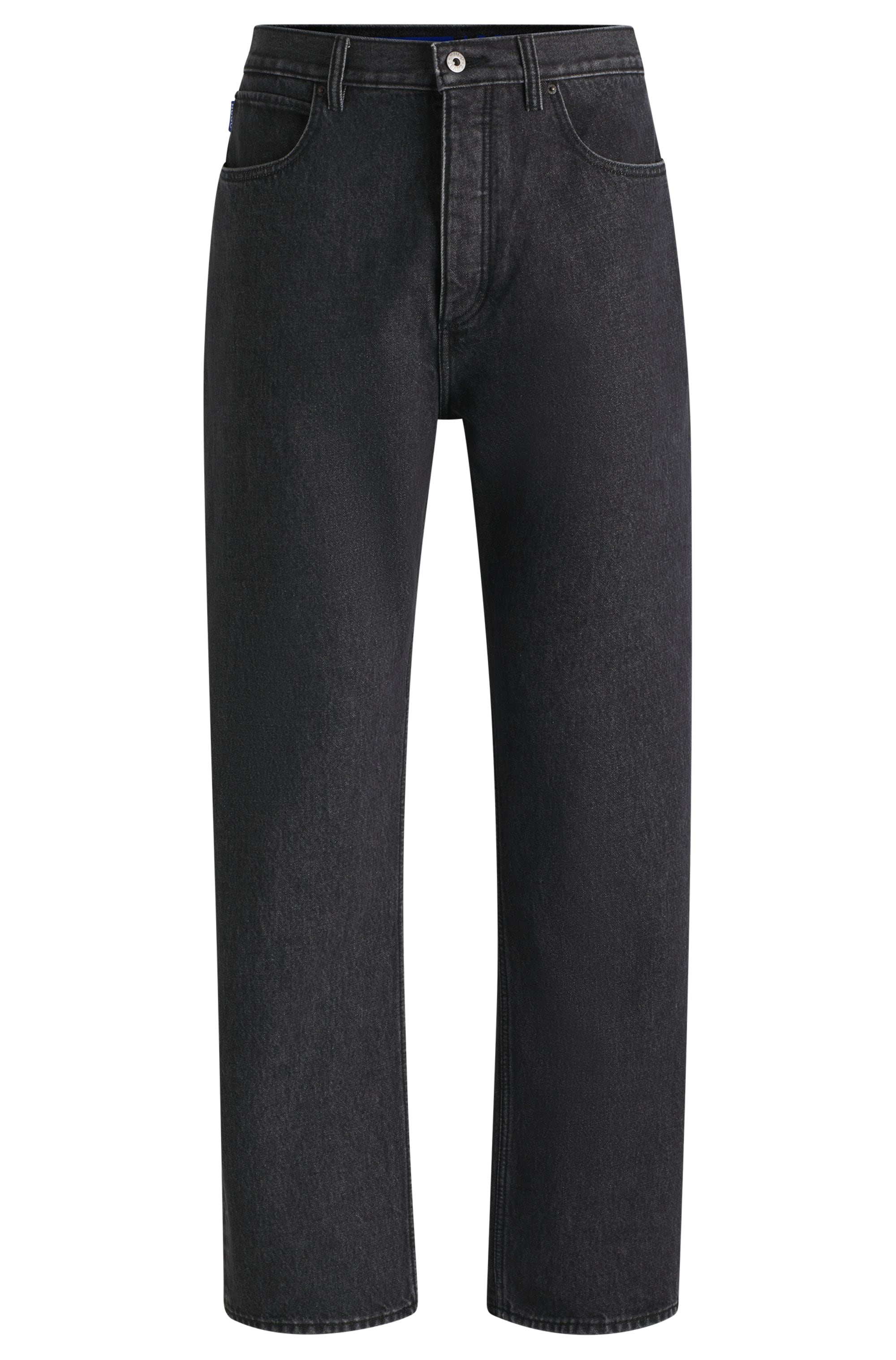 HUGO Loose-fit-Jeans »Nate« in heller Waschung