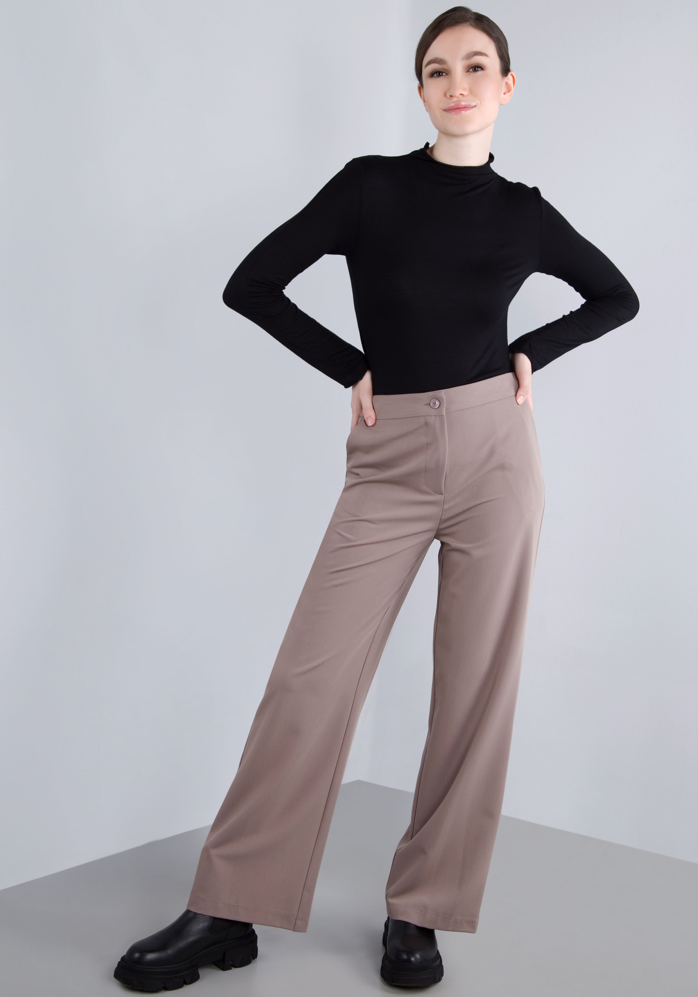 IMPERIAL Stoffhose, Sommerhose, lässig weite Hose mit Gummibund im Rücken
