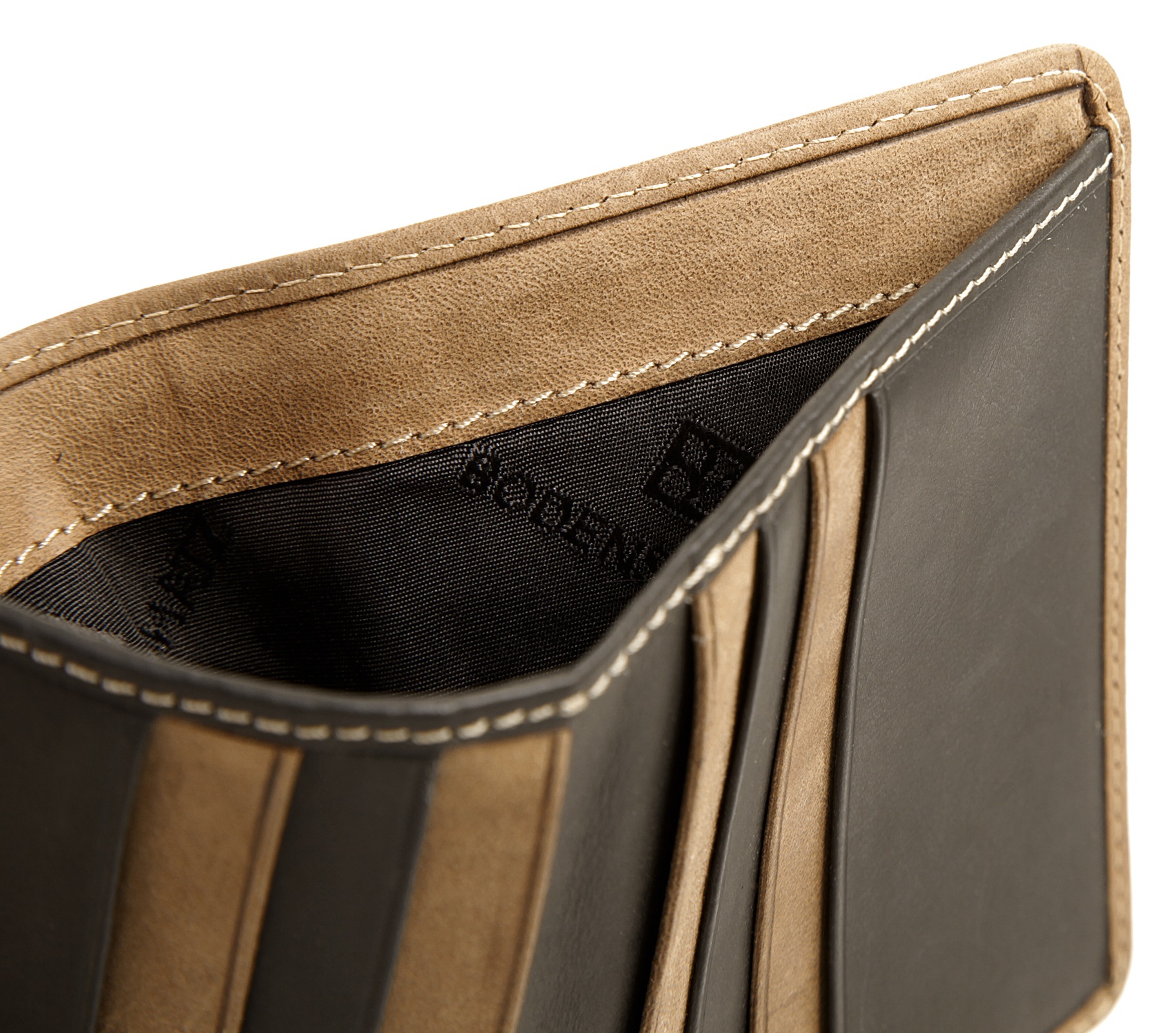 BODENSCHATZ Brieftasche »BICOLOUR«, echt Leder