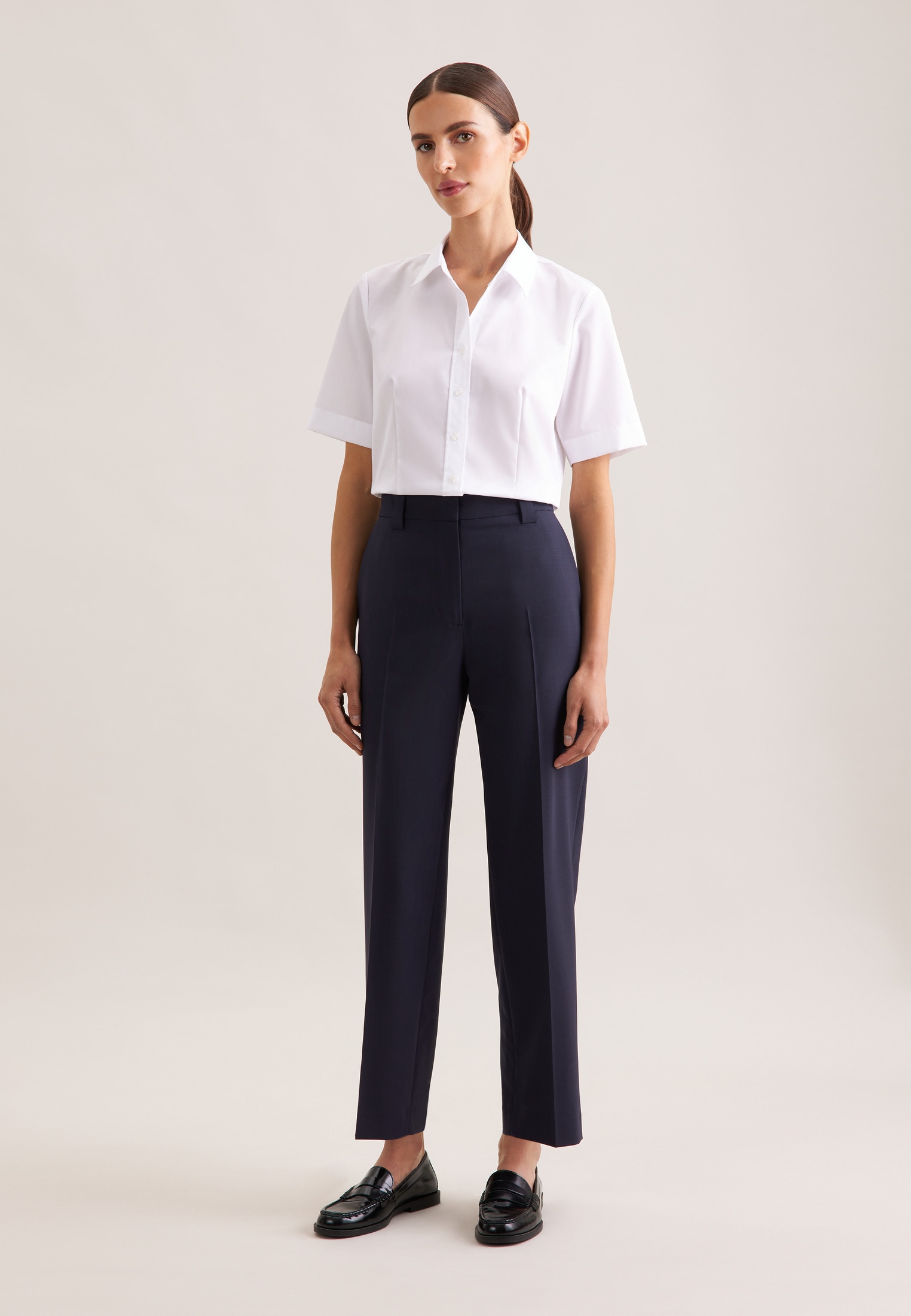 seidensticker Hemdbluse 1/2 Kragen Uni