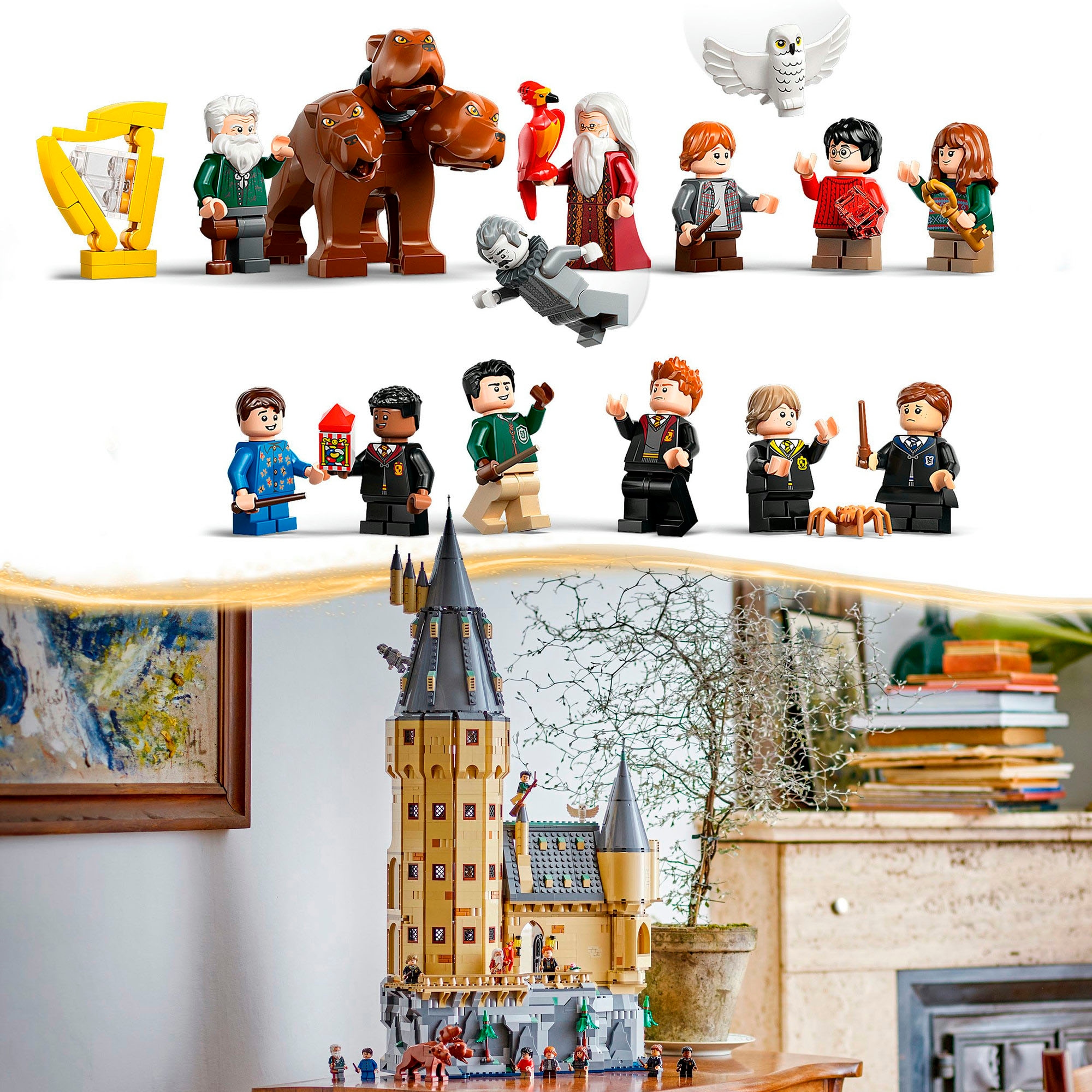 LEGO® Konstruktionsspielsteine »Schloss Hogwarts: Der Hauptturm (76454), LEGO Harry Potter™«, (2135 St.), Made in Europe