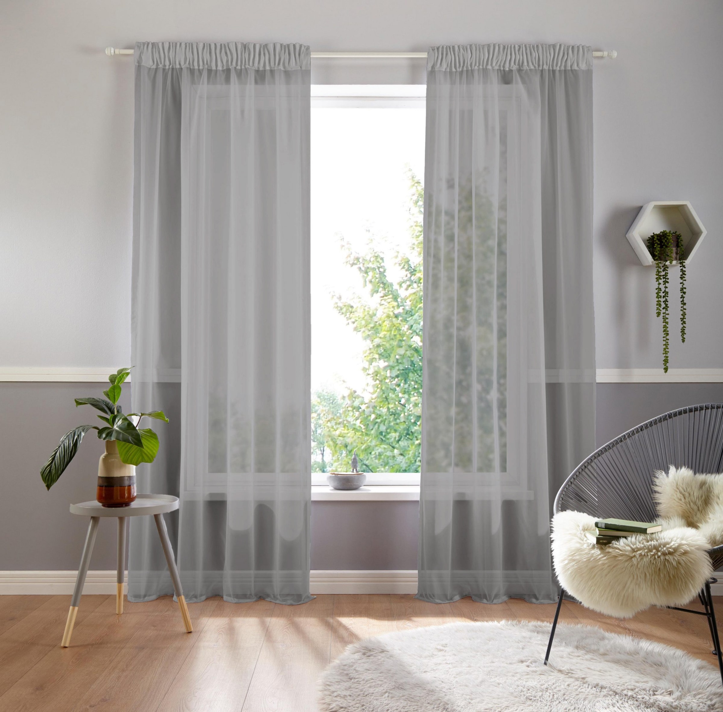 OTTO home Gardine »Ari« Multifunktionsband 1 Stk. tlg. Bestseller mit 4,5-Sterne-Bewertung