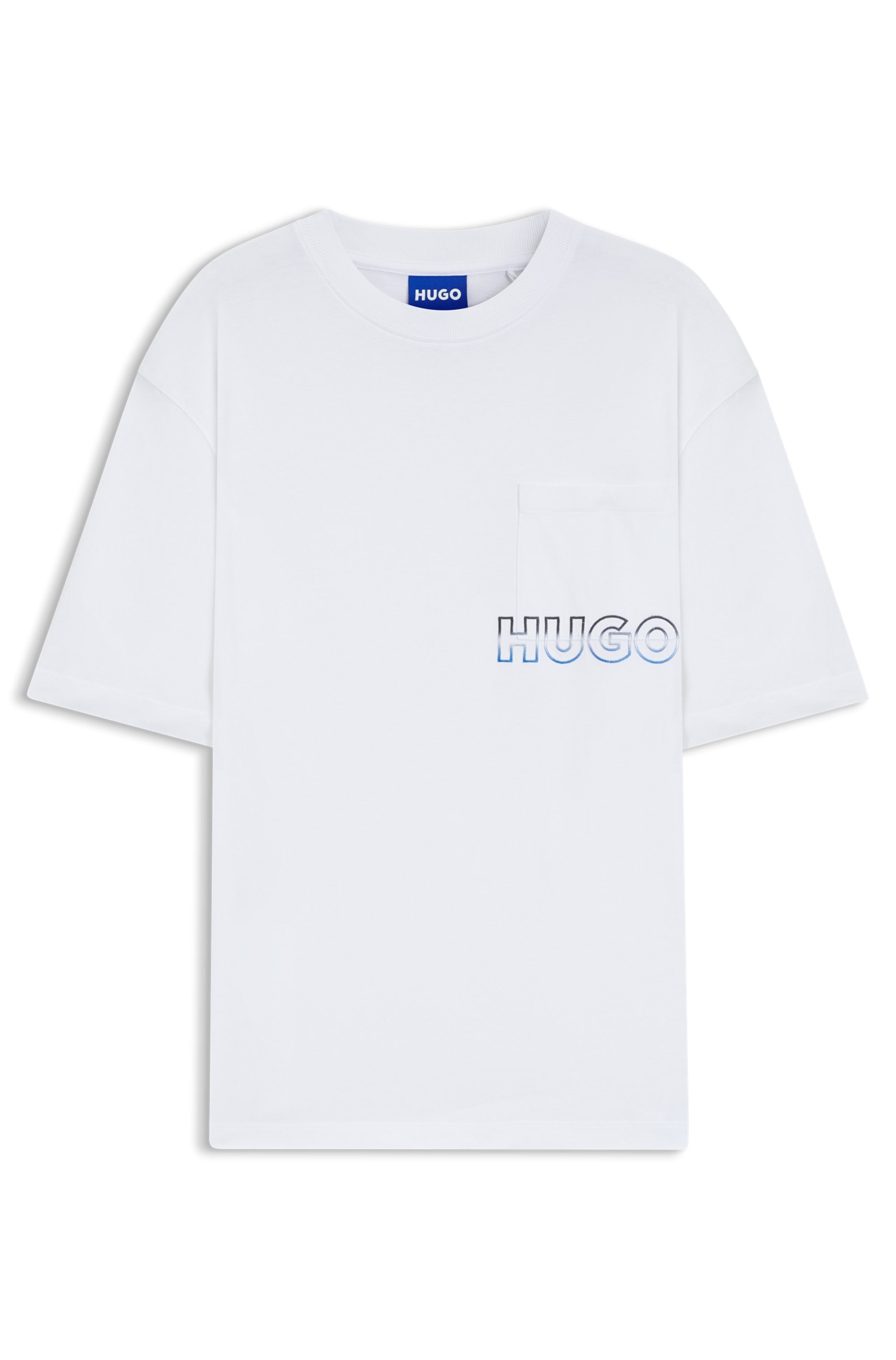 HUGO Blue T-Shirt »Nogoste« Rundhalsausschnitt, regular fit, Brusttasche