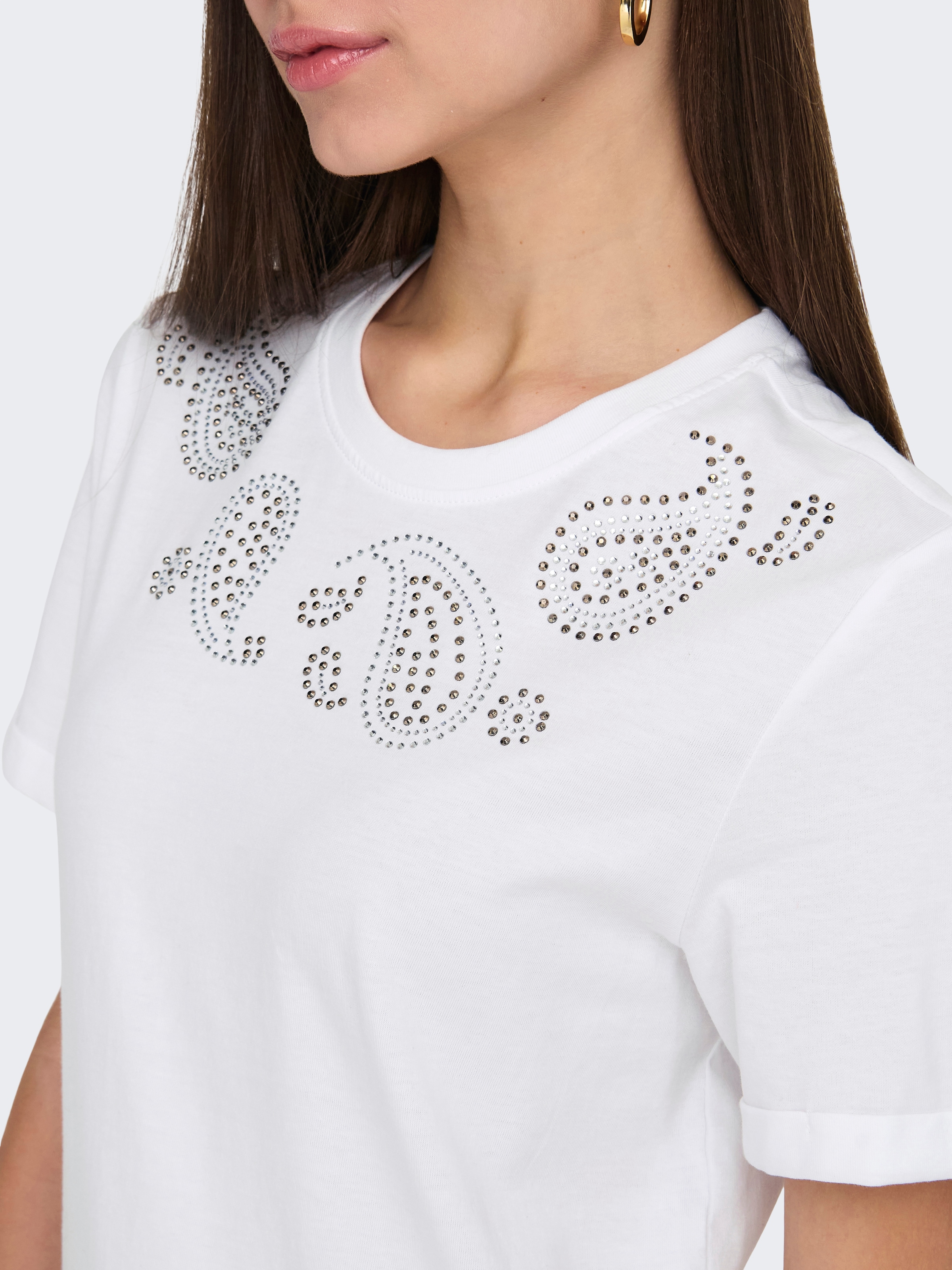 ONLY Kurzarmshirt »ONLHOLLIS LIFE S/S O-NECK TOP BOX JRS«