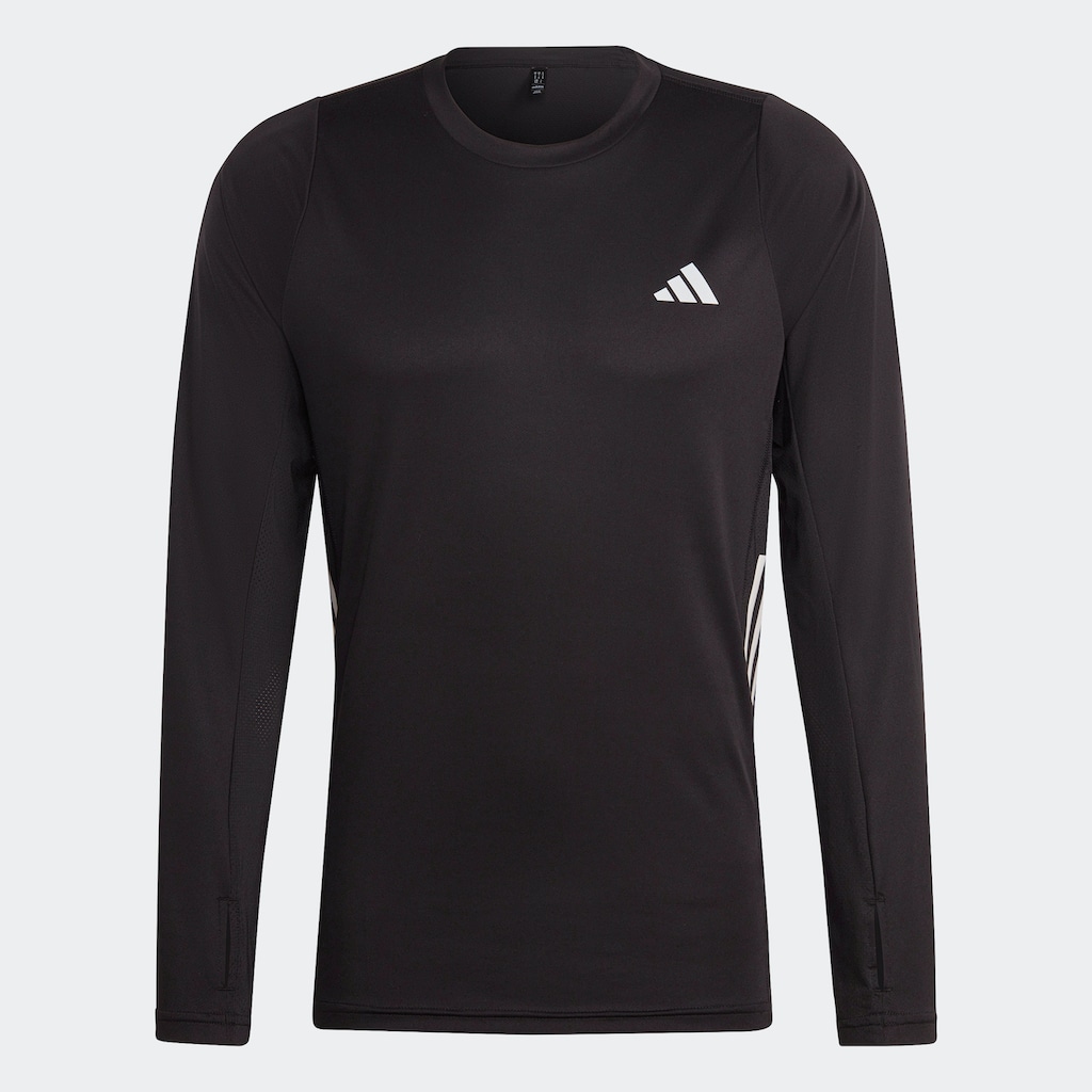 adidas Performance Laufshirt »RUN ICONS 3STREIFEN LONGSLEEVE«