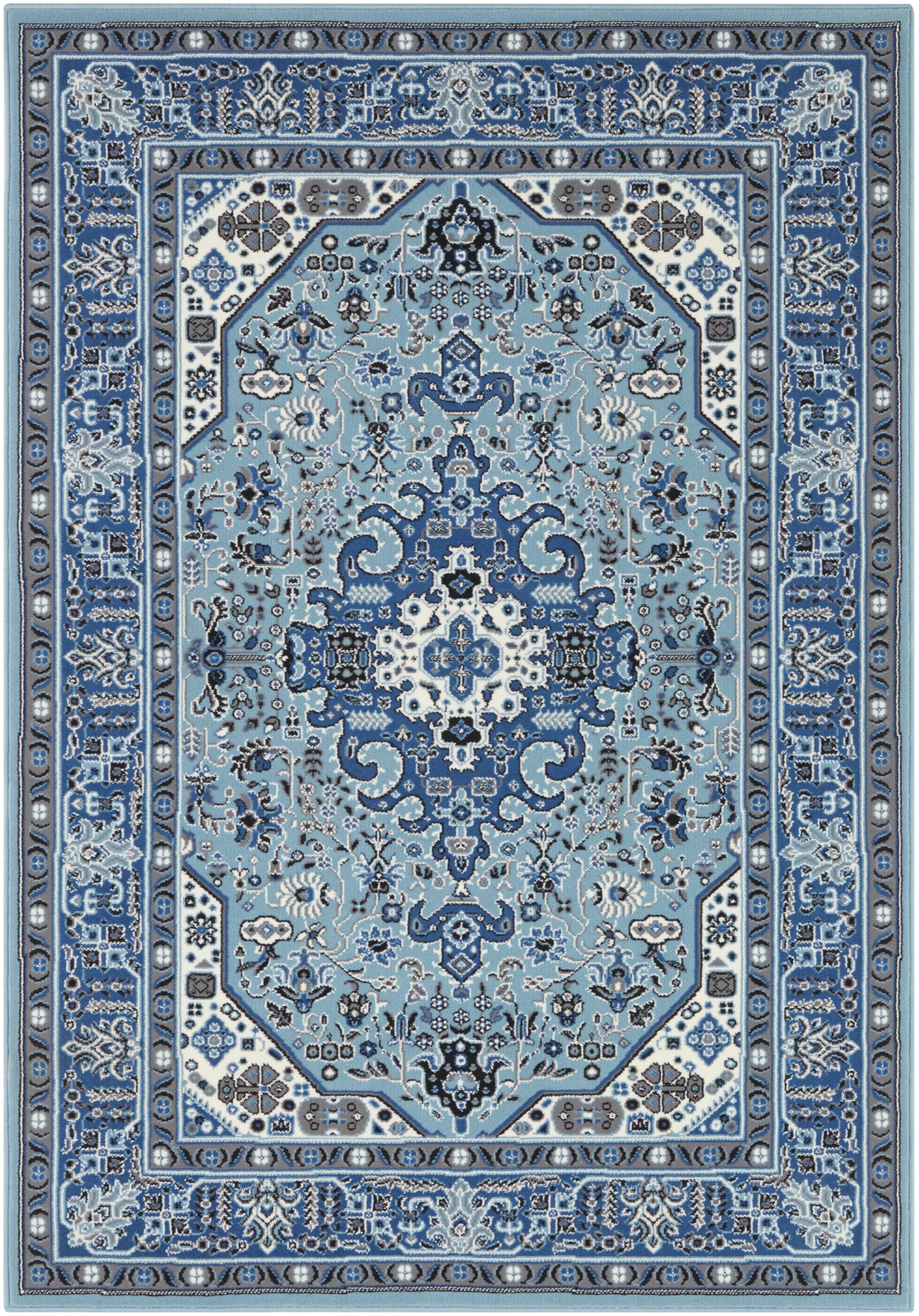 NOURISTAN Teppich »Skazar Isfahan«, rechteckig, Kurzflor, Orient, Teppich, Vintage, Esszimmer, Wohnzimmer, Flur