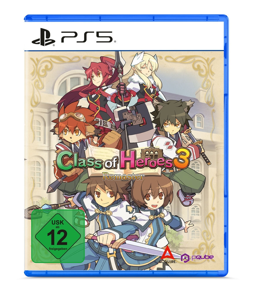 PQube Spielesoftware "Class of Heroes 3 Remaster" PlayStation 5