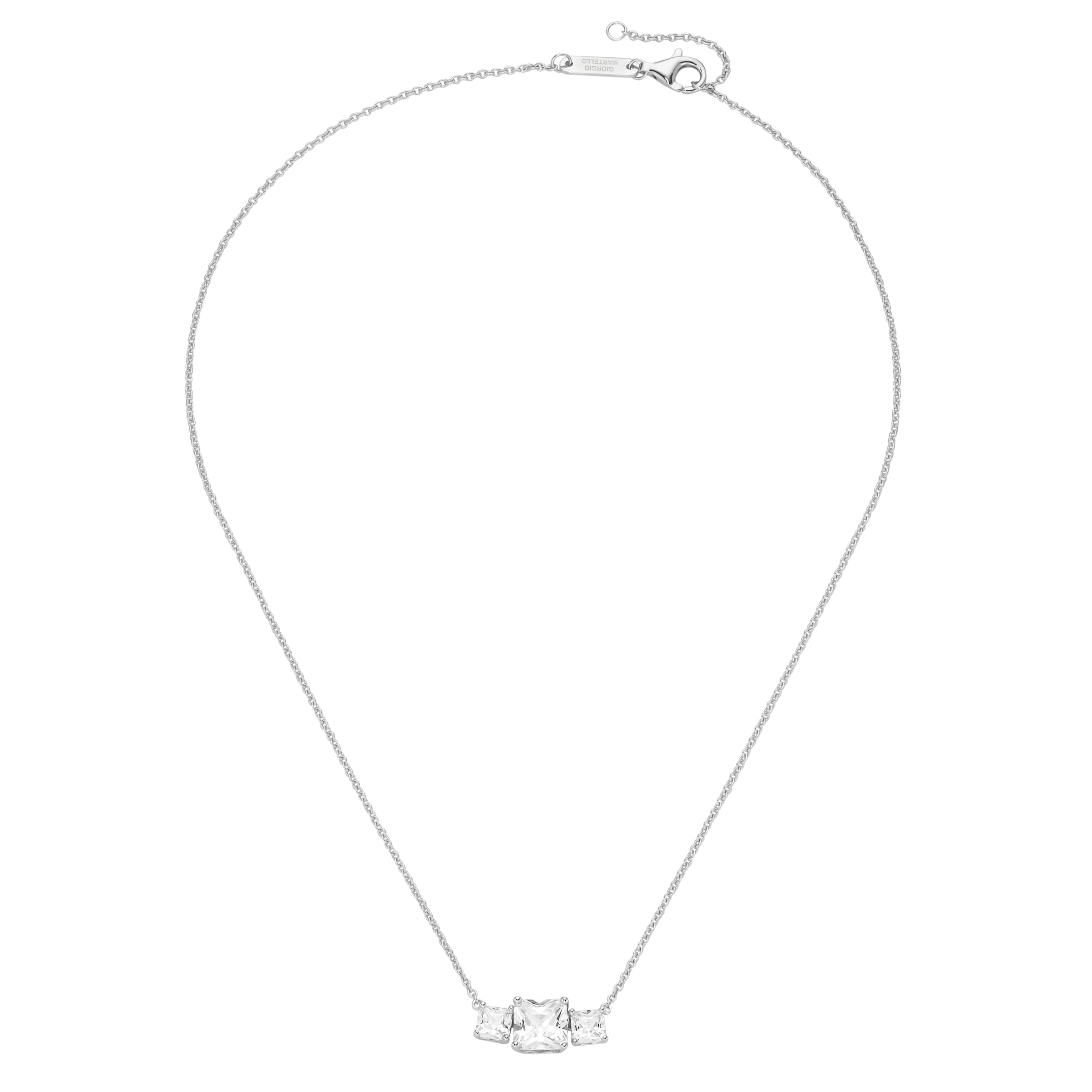 GIORGIO MARTELLO MILANO Collier »Collier Mittelteil mit Zirkonia, Silber 925«