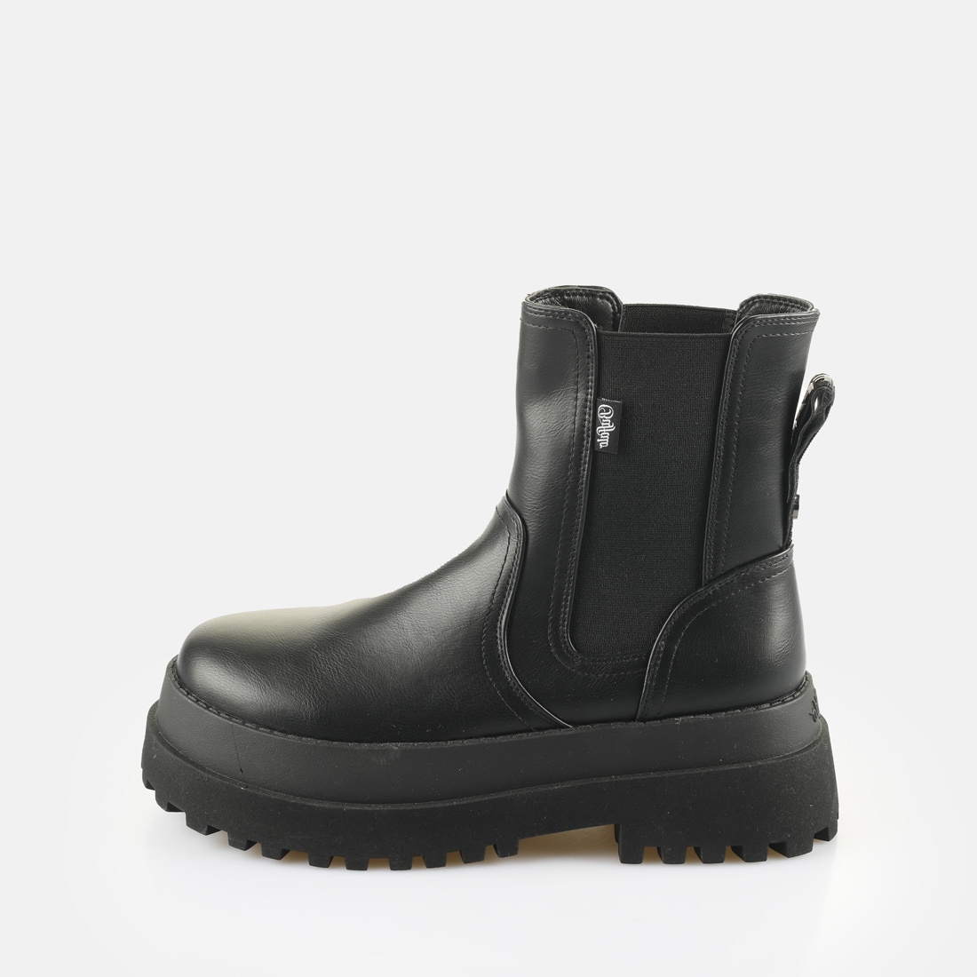 Buffalo Chelseaboots »PLUTO«  Schlupfboots, Plateauboots mit kräftiger Profilsohle